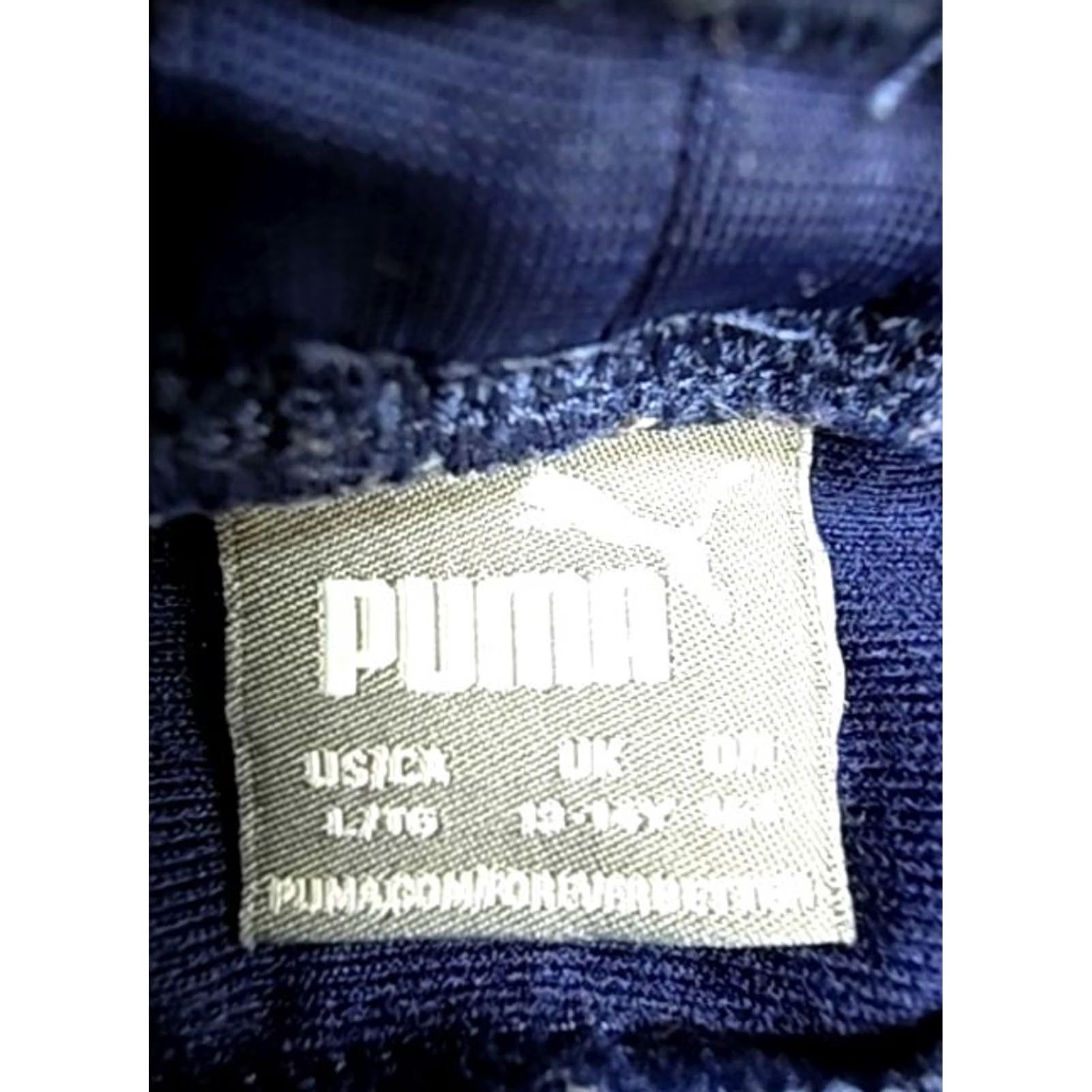 Puma Puma Men’s Navy Blue Track Jogger Sweatpants L Drawstring Relaxed Size US 33 - 3 Thumbnail