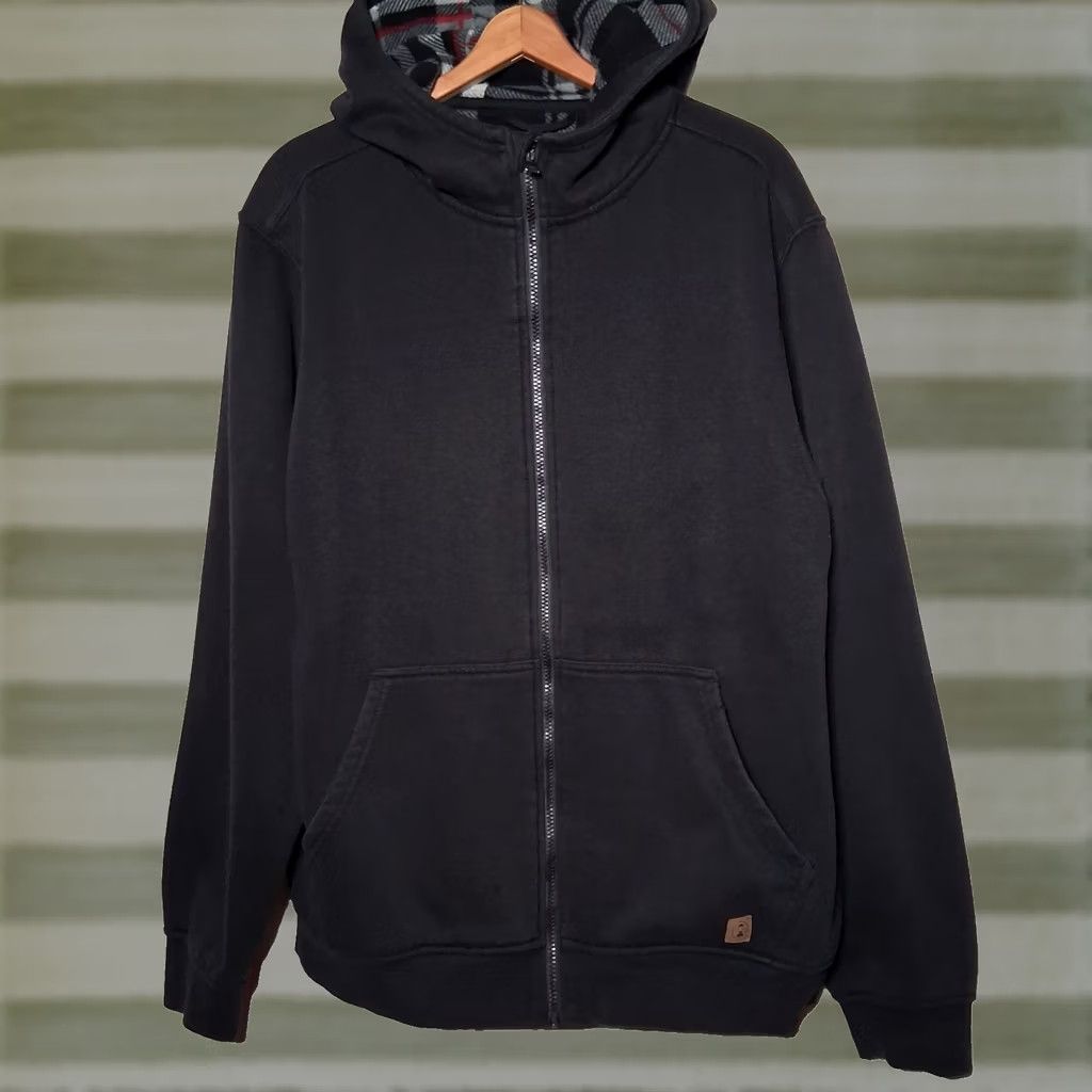 Vintage Coleman Hoodie Men XL Black Full Zip Fleece Lined Workwear Shirt Size US XL / EU 56 / 4 - 1 Thumbnail