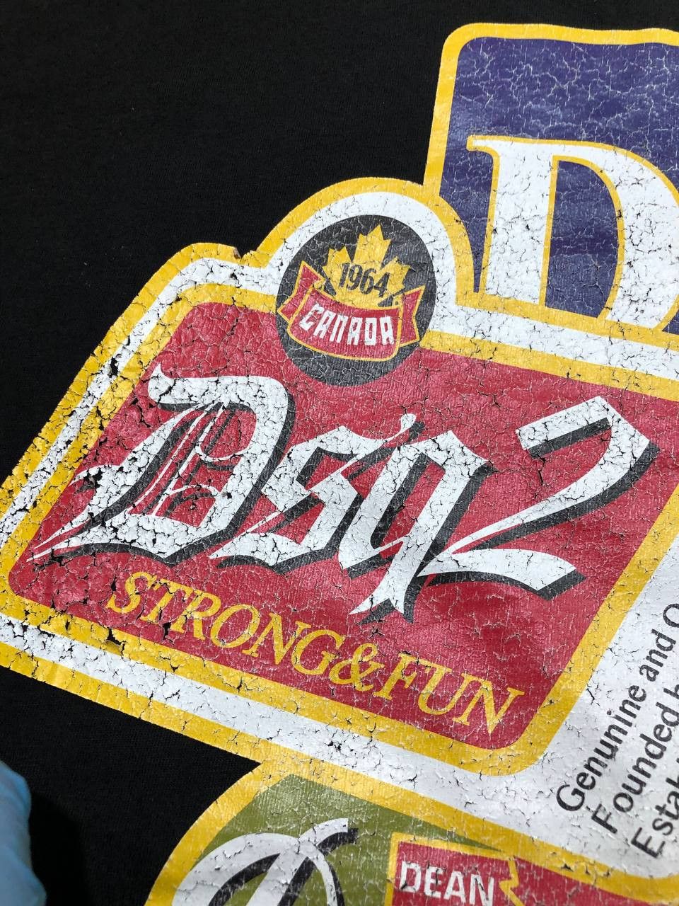 Dsquared2 Dsquared2 Black Multi Patch Embroidered Logo T-Shirt Size US S / EU 44-46 / 1 - 11 Thumbnail