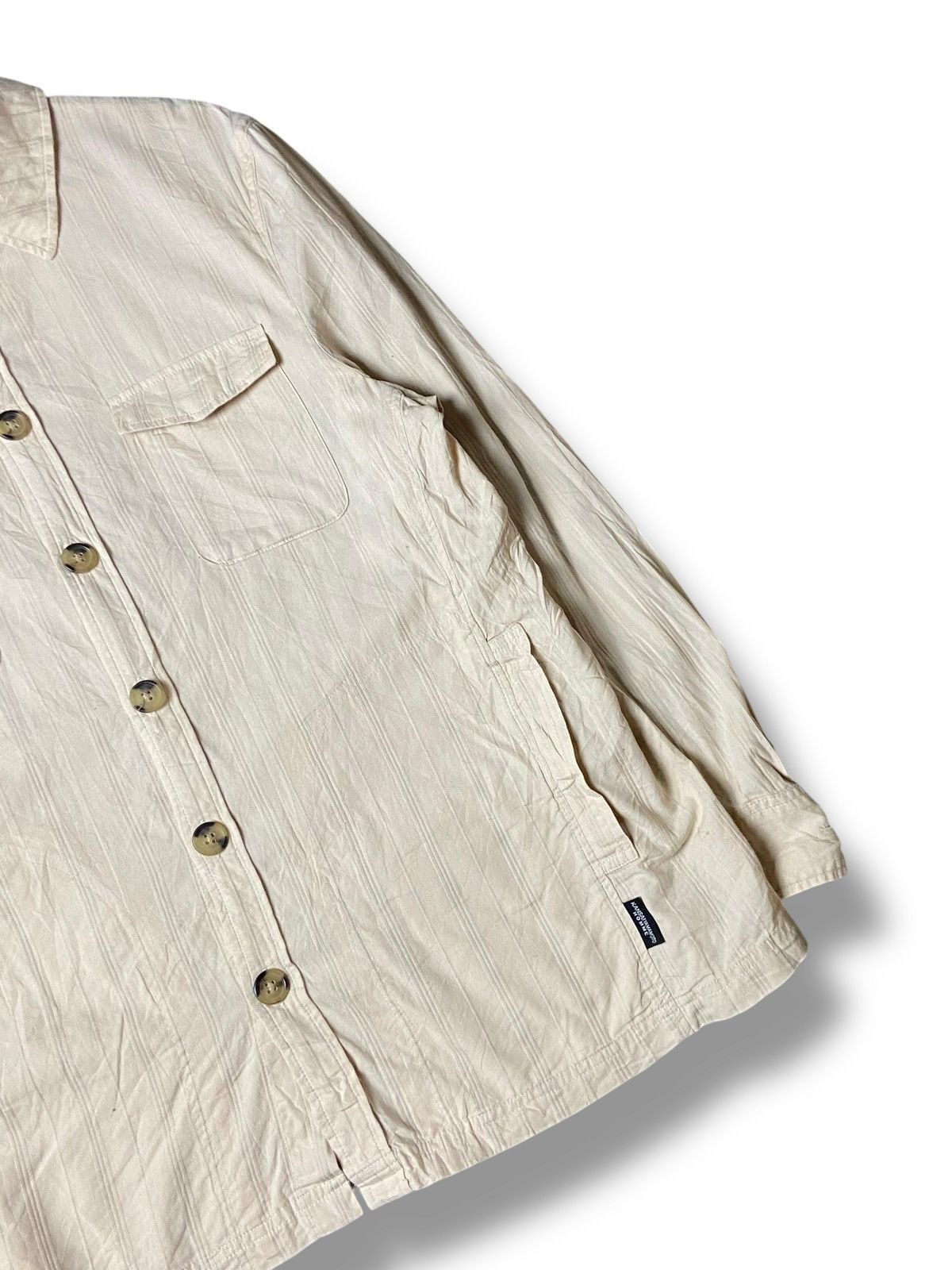 Kansai Yamamoto Vintage Kansai Yamamoto Homme Button Up Shirts (149) Size US L / EU 52-54 / 3 - 3 Thumbnail