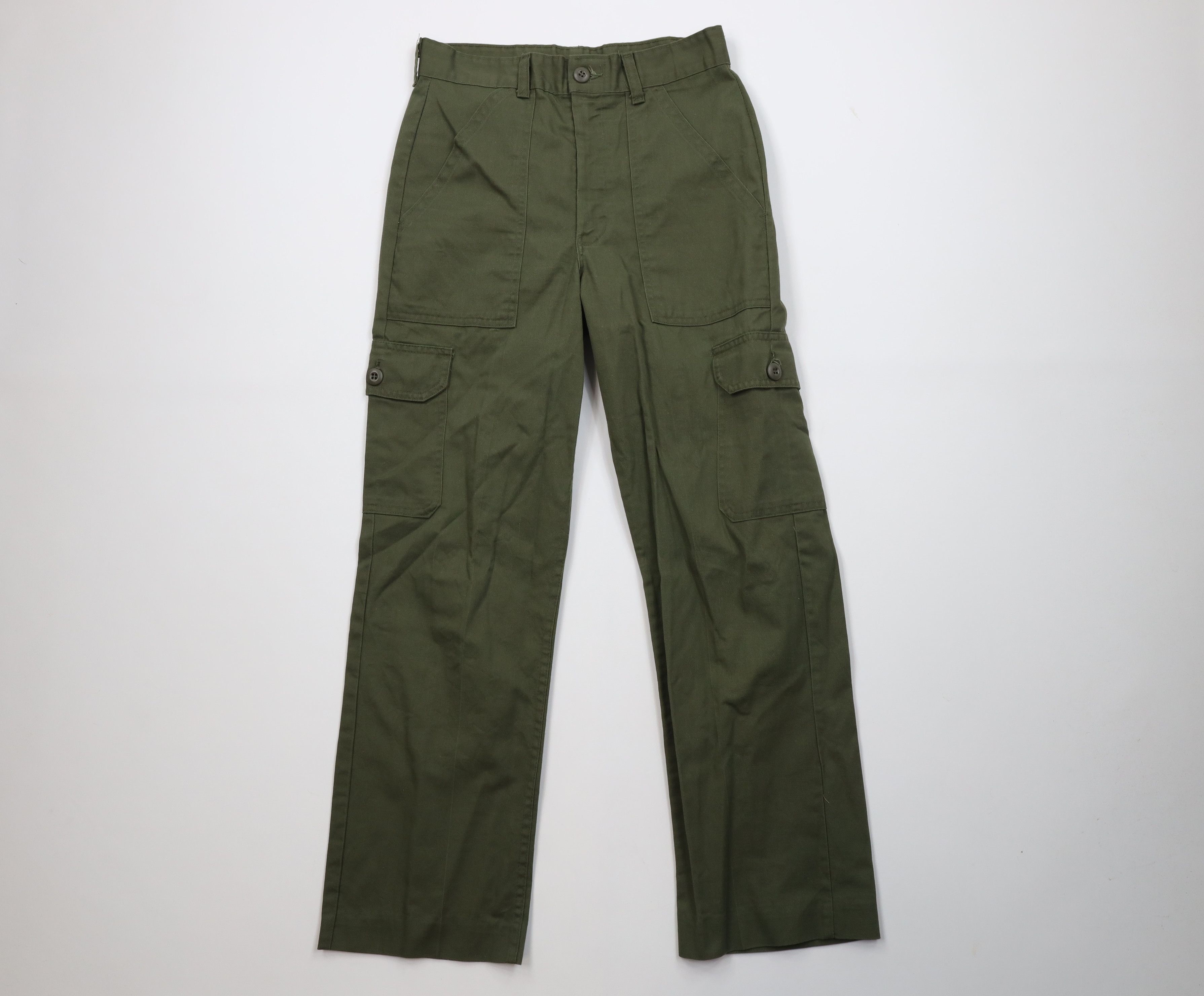 Vintage Vintage 70s Streetwear Military Style Utility Cargo Pants Size US 30 / EU 46 - 1 Thumbnail