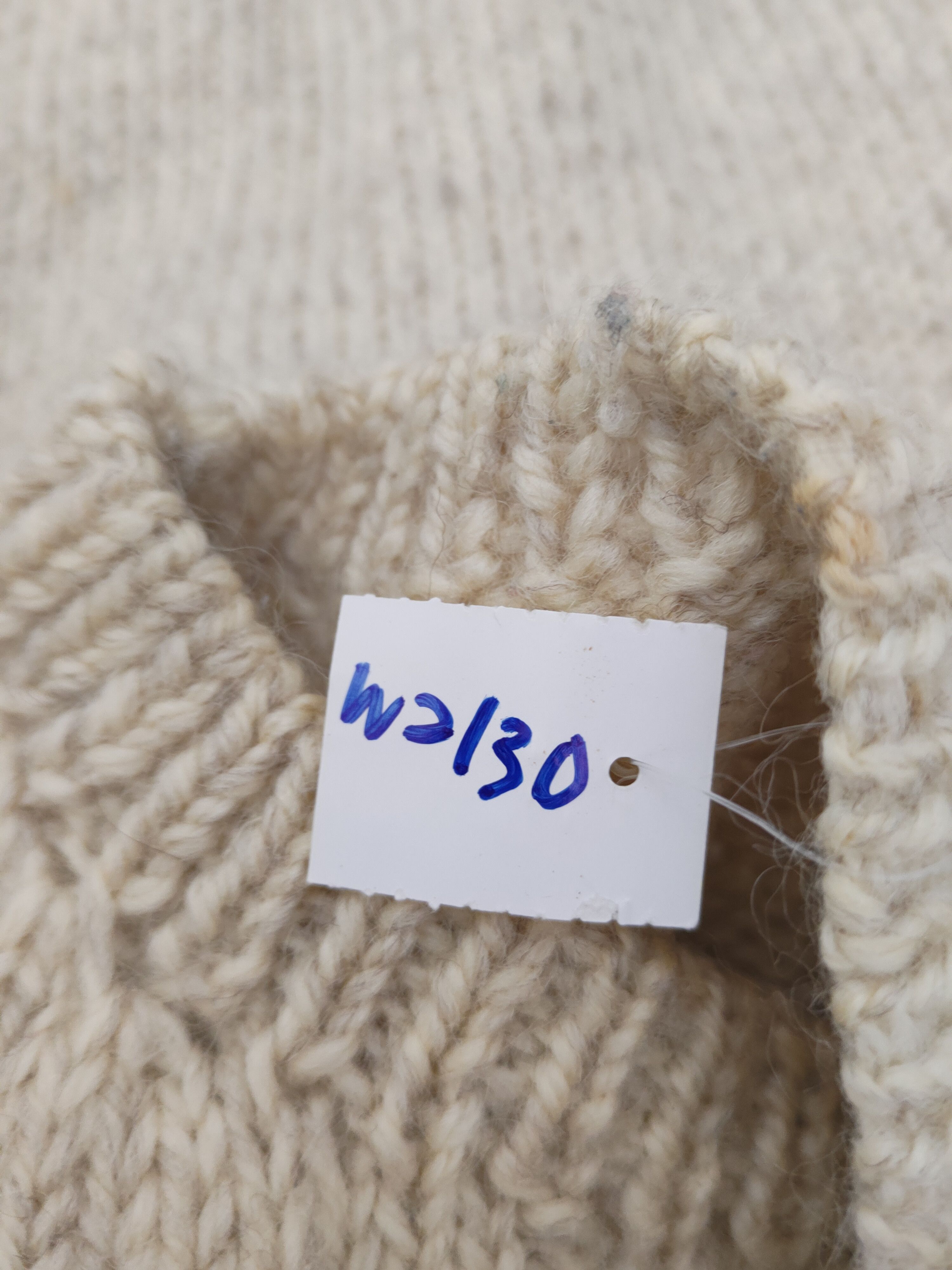 Aran Isles Knitwear Japanese Brand Ivory Knitwear Sweatshirts #W2130 Size US S / EU 44-46 / 1 - 11 Thumbnail