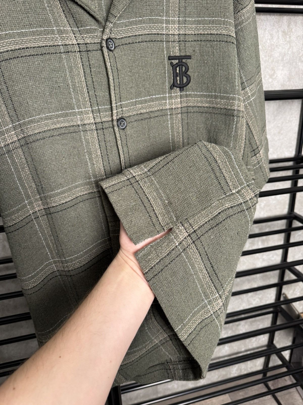 Burberry Vintage rare Burberry Shirt Size US L / EU 52-54 / 3 - 7 Thumbnail