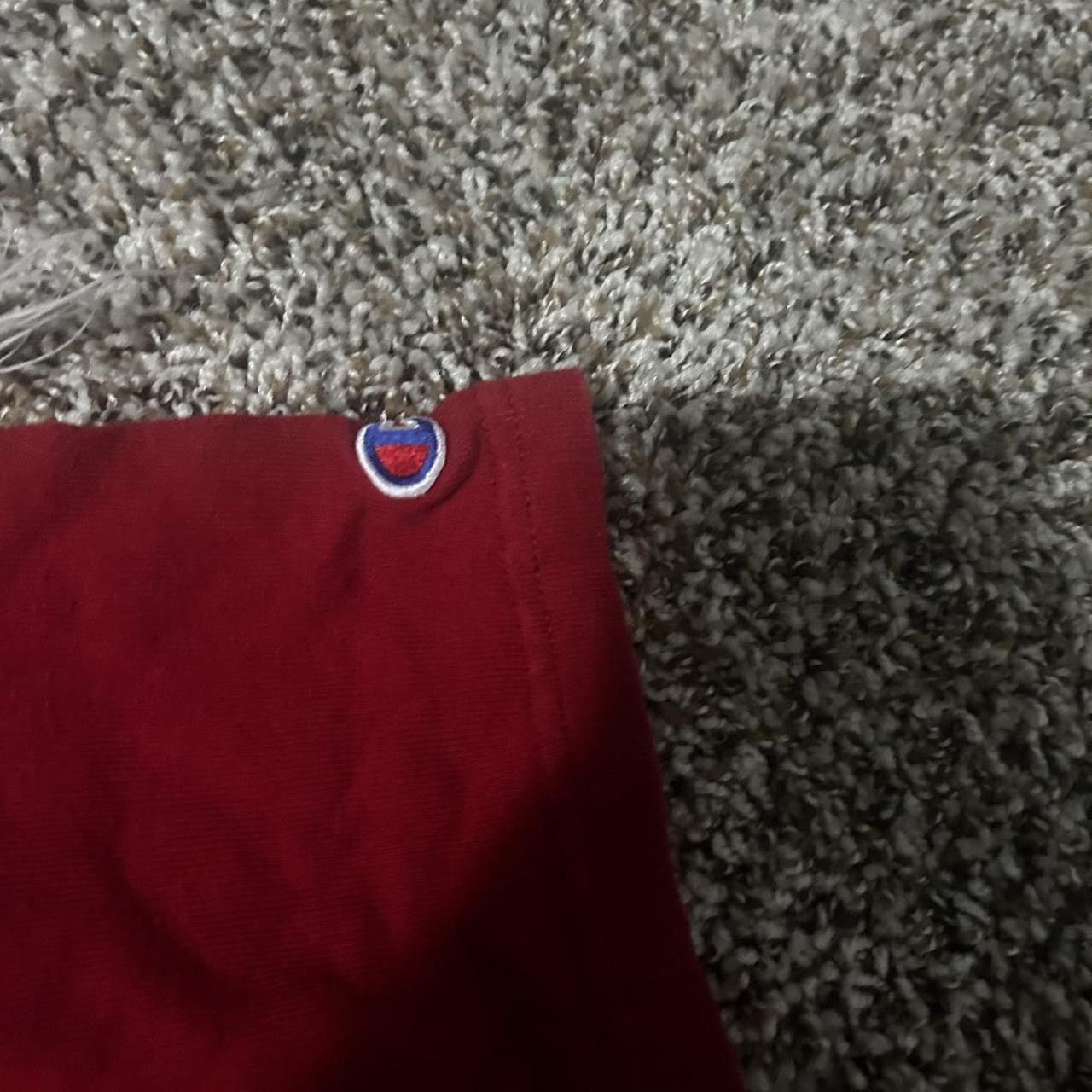 Champion Vintage 90s Champion Red Boxy Tshirt Size US XL / EU 56 / 4 - 4 Thumbnail