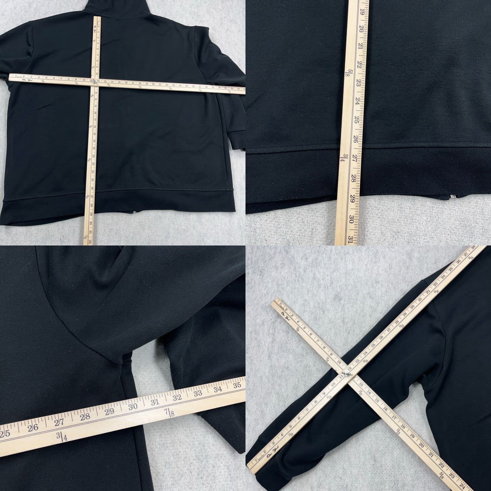 Polo Ralph Lauren Polo Ralph Lauren Performance Hoodie Men 4XB Black Full Zip Jacket DAMAGED* Size US XXL / EU 58 / 5 - 9 Thumbnail