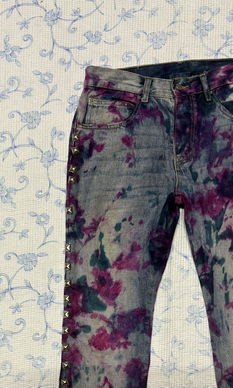 MNML MNML Streetwear Punk Jeans Distressed Denim Size US 31 - 4 Thumbnail