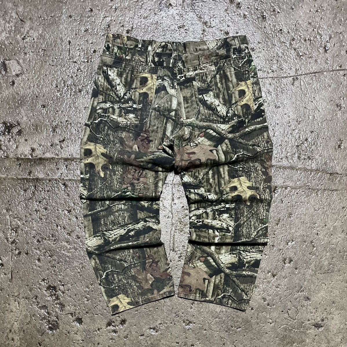 Pre-owned Carhartt X Vintage Crazy Vintage Y2k Carhartt Style Camo Realtree Skater Pants