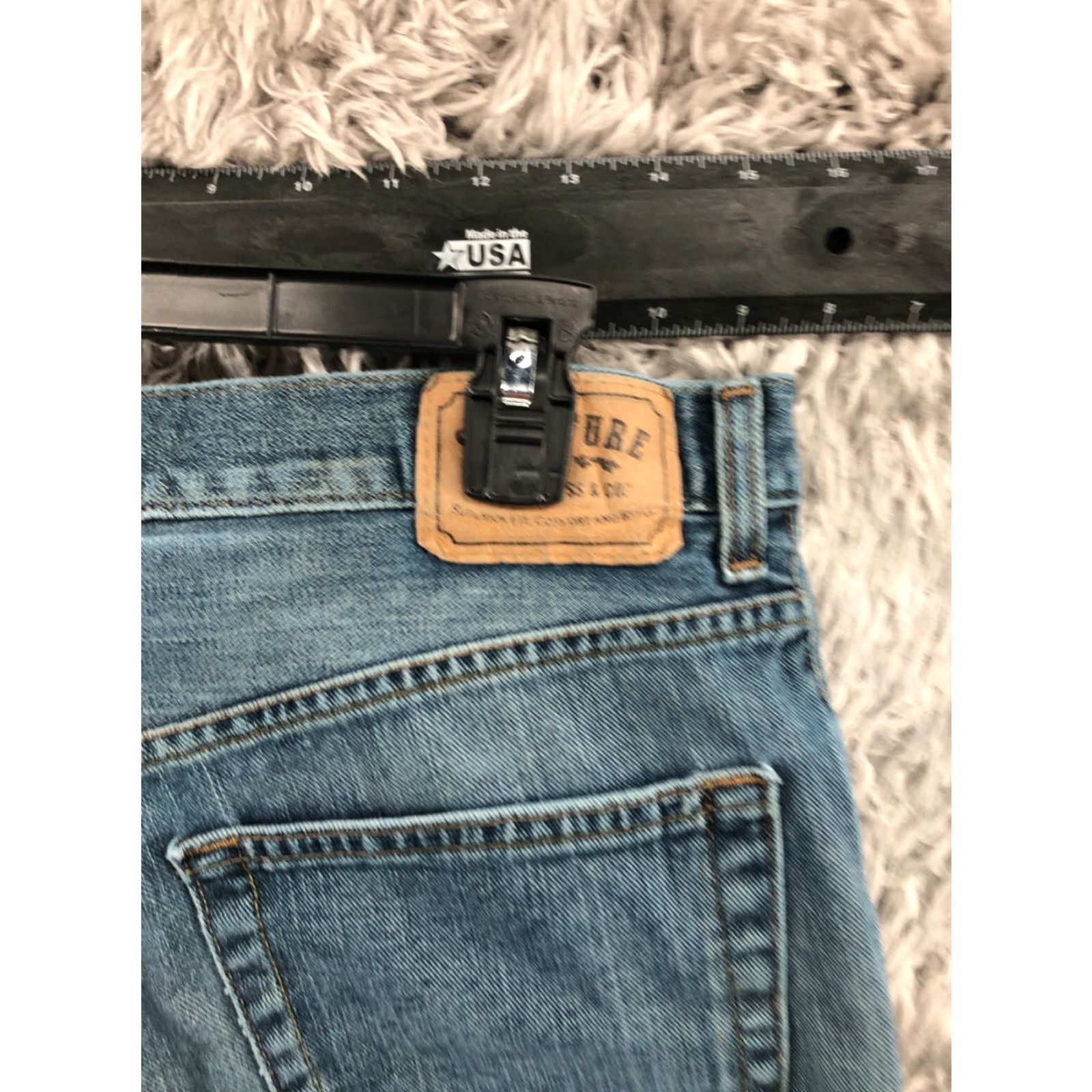 Levi's Levi's Signature Relaxed Straight Jeans Size 34x29 Mens Medium Wash Blue Size US 34 / EU 50 - 6 Thumbnail