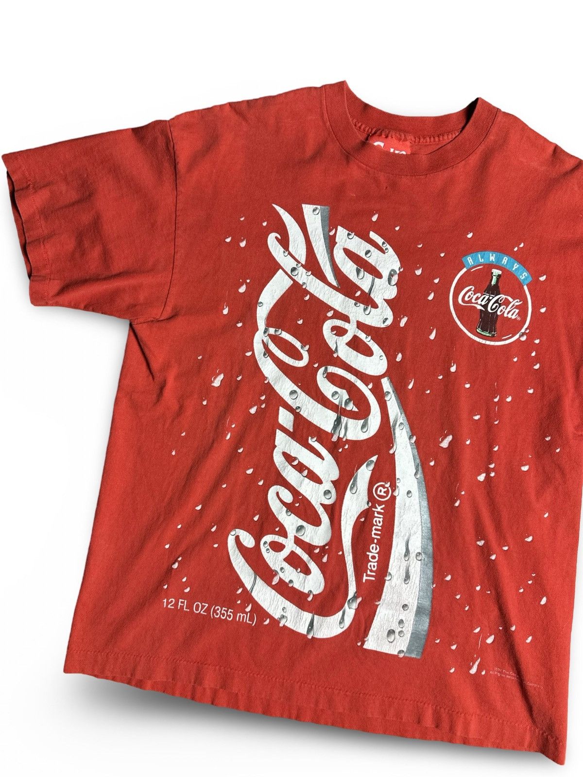 Japanese Brand × Vintage 90s Coca-Cola Single Stitch All Over Print T-Shirt Size US XL / EU 56 / 4 - 2 Thumbnail