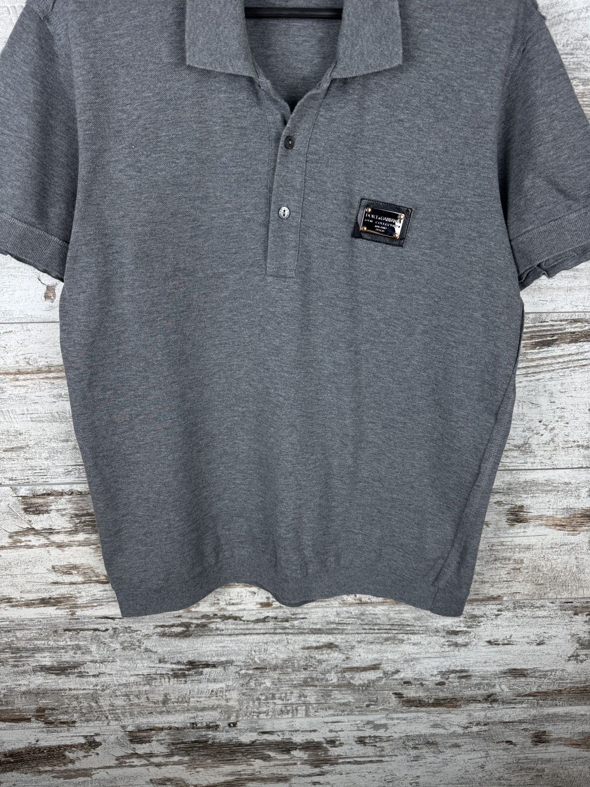 Dolce & Gabbana Mens Vintage Dolce & Gabbana T-shirt luxury polos tee gray Size US M / EU 48-50 / 2 - 4 Thumbnail