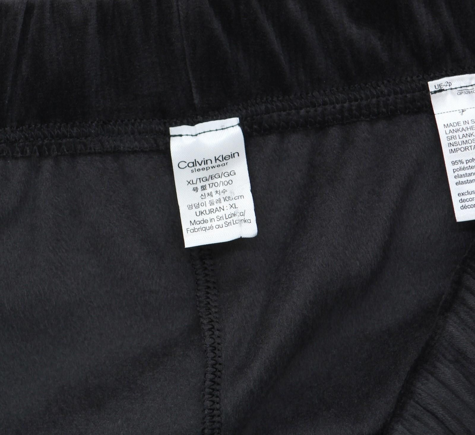 Calvin Klein New Calvin Klein Soft Pajama Lounge Pants Qp3291o Black Xl Size 40" / US 18 - 3 Thumbnail