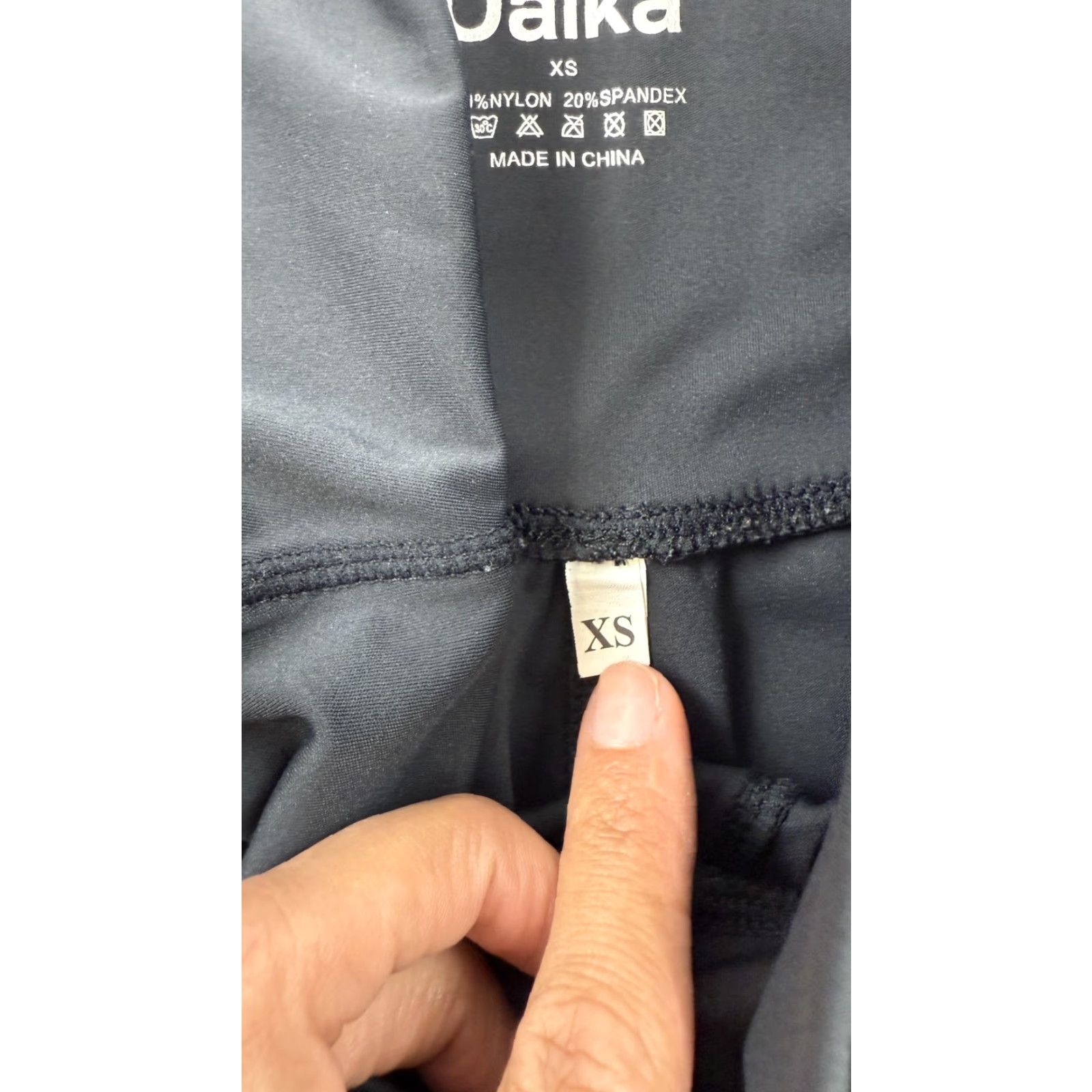 Vintage Oalka Fit Dolls Jogger Pants Womens XS Black High Rise Yoga Gym Spandex Athletic Jogger Pants Womens XS Black High Rise Yoga Gym Spandex Athletic Size 26" / US 2 / IT 38 - 4 Thumbnail