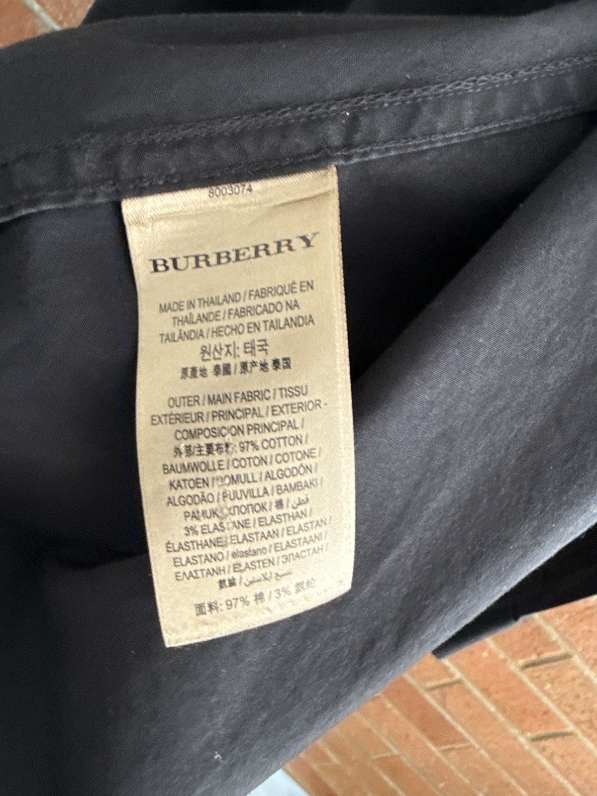 Burberry Burberry Logo Button Down Size US XL / EU 56 / 4 - 5 Thumbnail