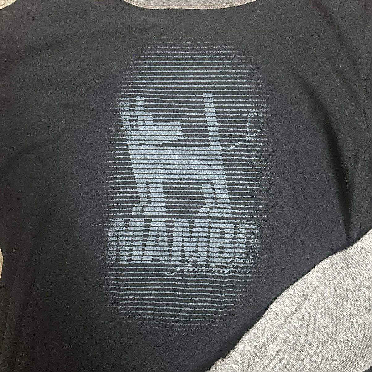 Mambo black & grey long sleeve mock layer shirt Size US XL / EU 56 / 4 - 2 Thumbnail