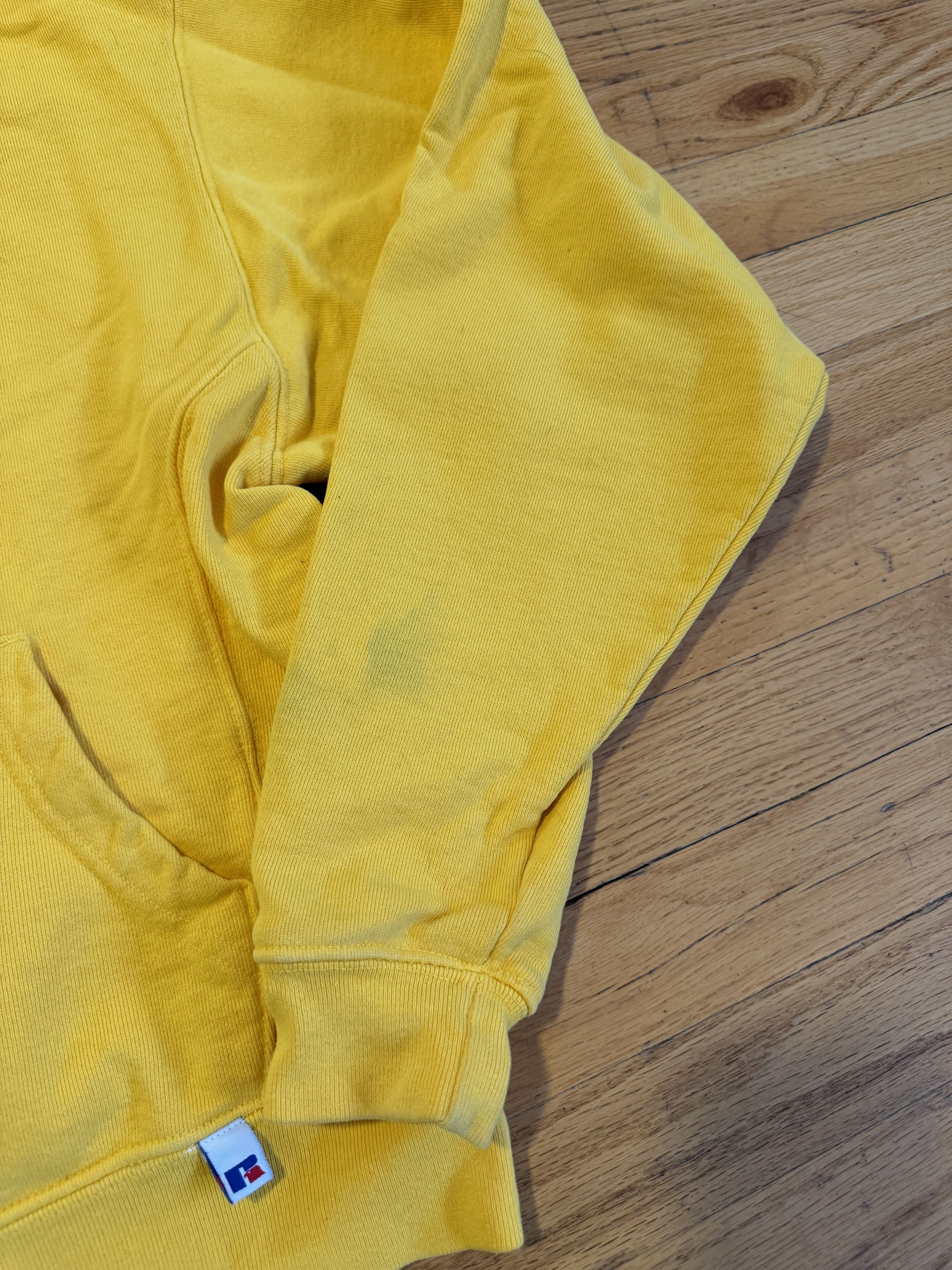 Kith × Russell Athletic Kith x Russell Athletic Reverse Hoodie - Yellow - Size XS Size US XS / EU 42 / 0 - 3 Thumbnail
