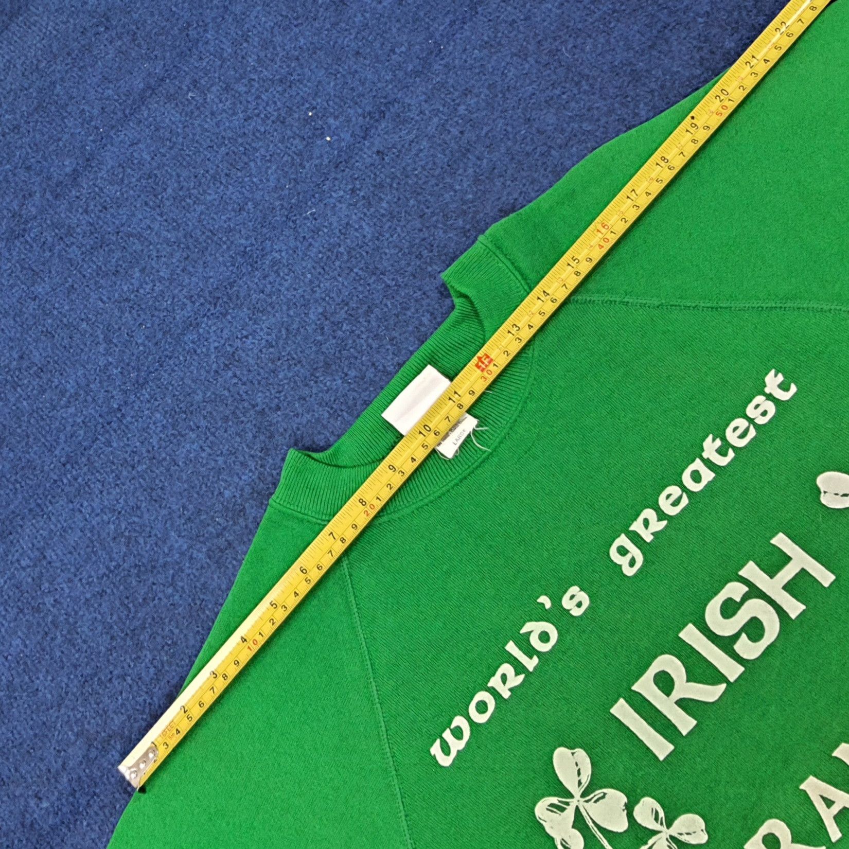 Vintage Vintage WORLD'S GREATEST IRISH GRANDPA Sweatshirt C225N18 Size US M / EU 48-50 / 2 - 8 Thumbnail