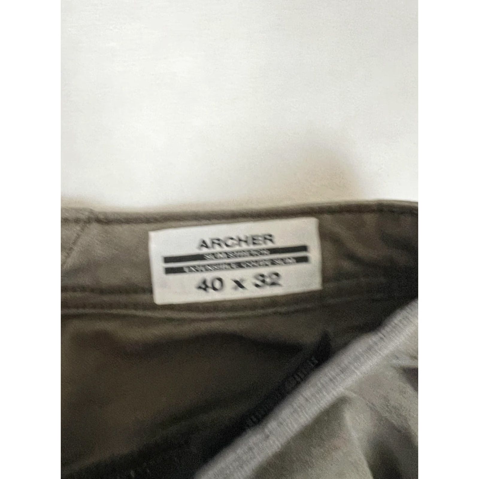 Buffalo David Bitton Buffalo David Bitton Archer Pants Mens 40x32 Olive Green Stretch Denim 5-pocket Zip Fly Mens Size US 40 / EU 56 - 3 Thumbnail
