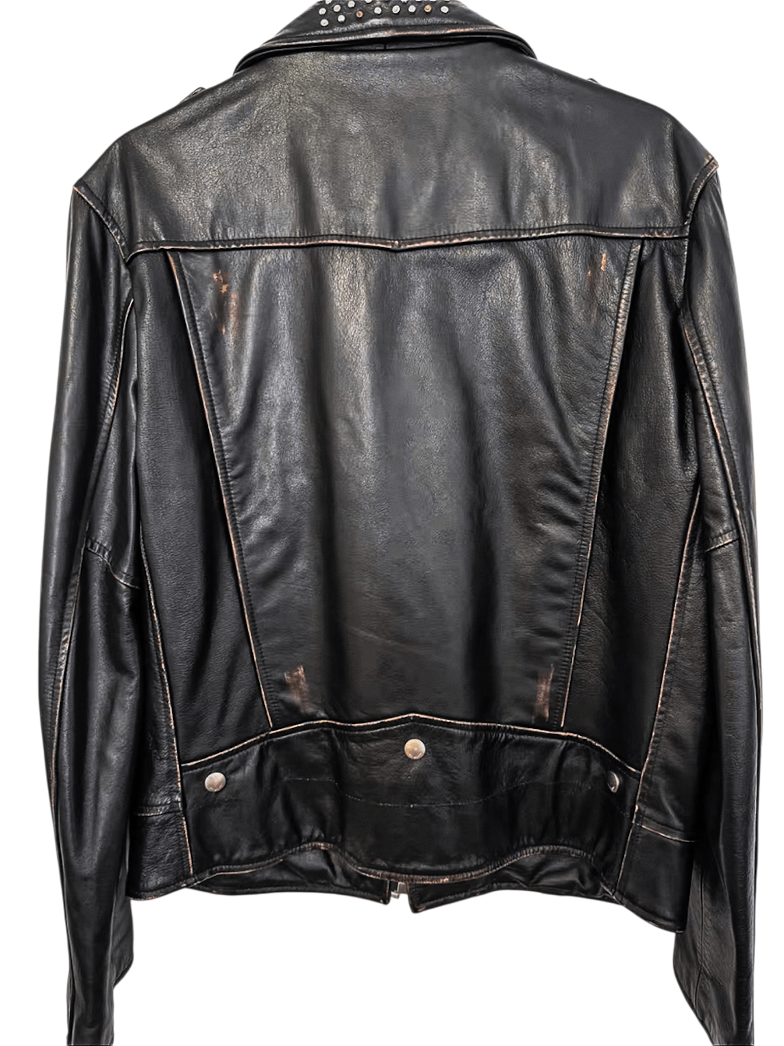 Hedi Slimane Premium Custom Studded Leather Biker Jacket (L01 Silhouette) Size US M / EU 48-50 / 2 - 2 Thumbnail