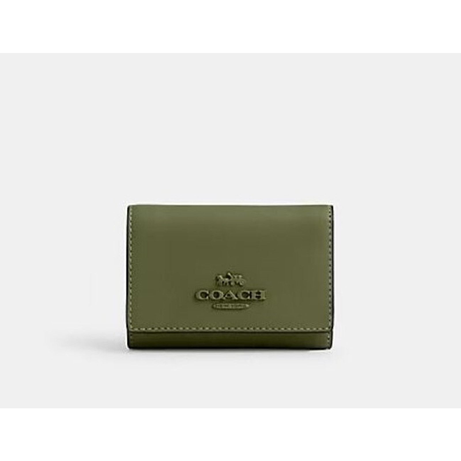 Coach NWT COACH CP260 Micro Wallet QB/MILITARY GREEN Size ONE SIZE - 2 Thumbnail