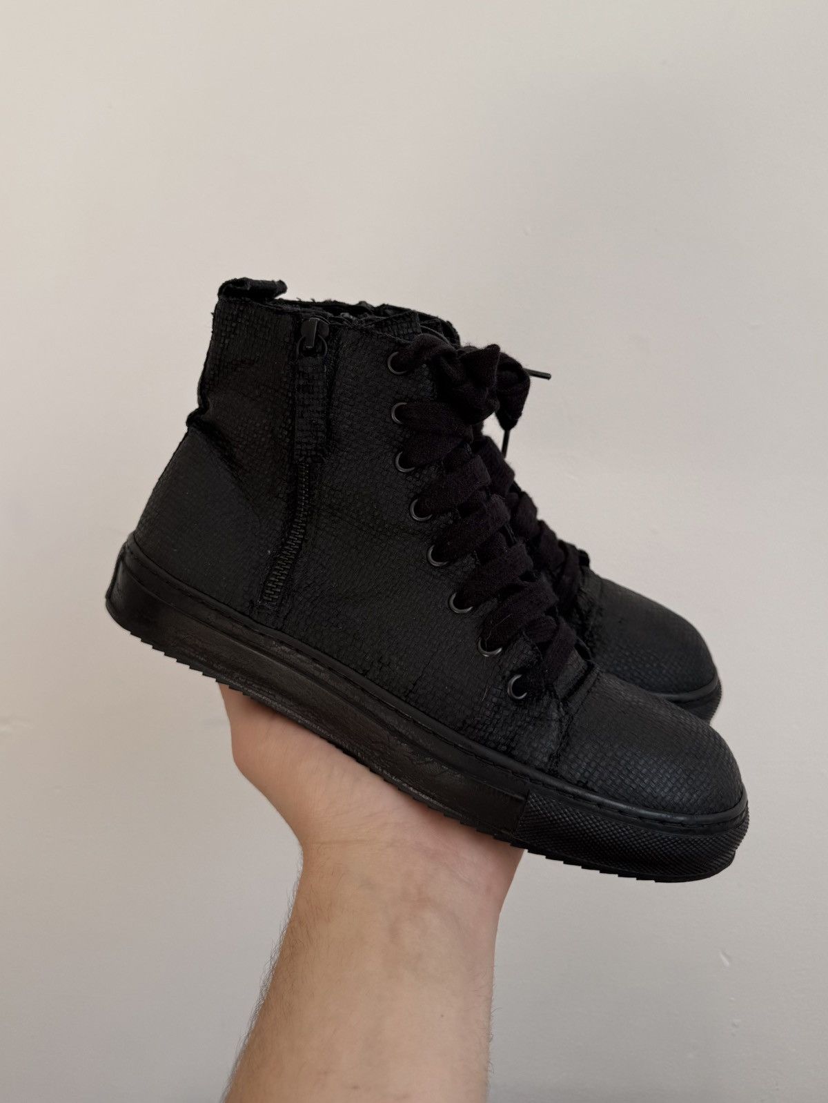 Rundholz rundholz mainline painted textile hi-top double ankle boots Size US 9 / IT 39 - 7 Thumbnail