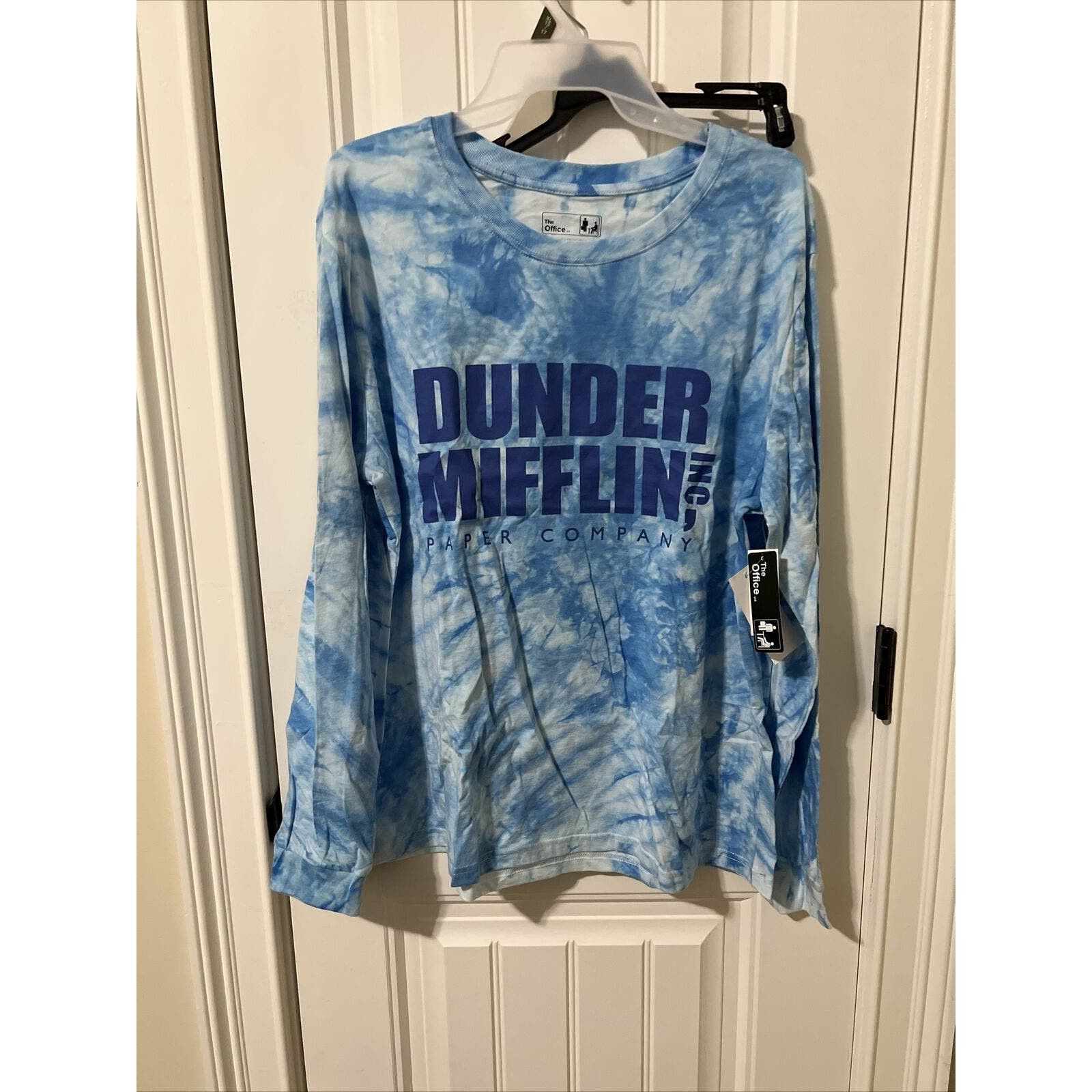Other The office Dunder Mifflin Paper Long Sleeve Tie Dye T-Shirt Size XXL / US 16-18 / IT 52-54 - 2 Thumbnail