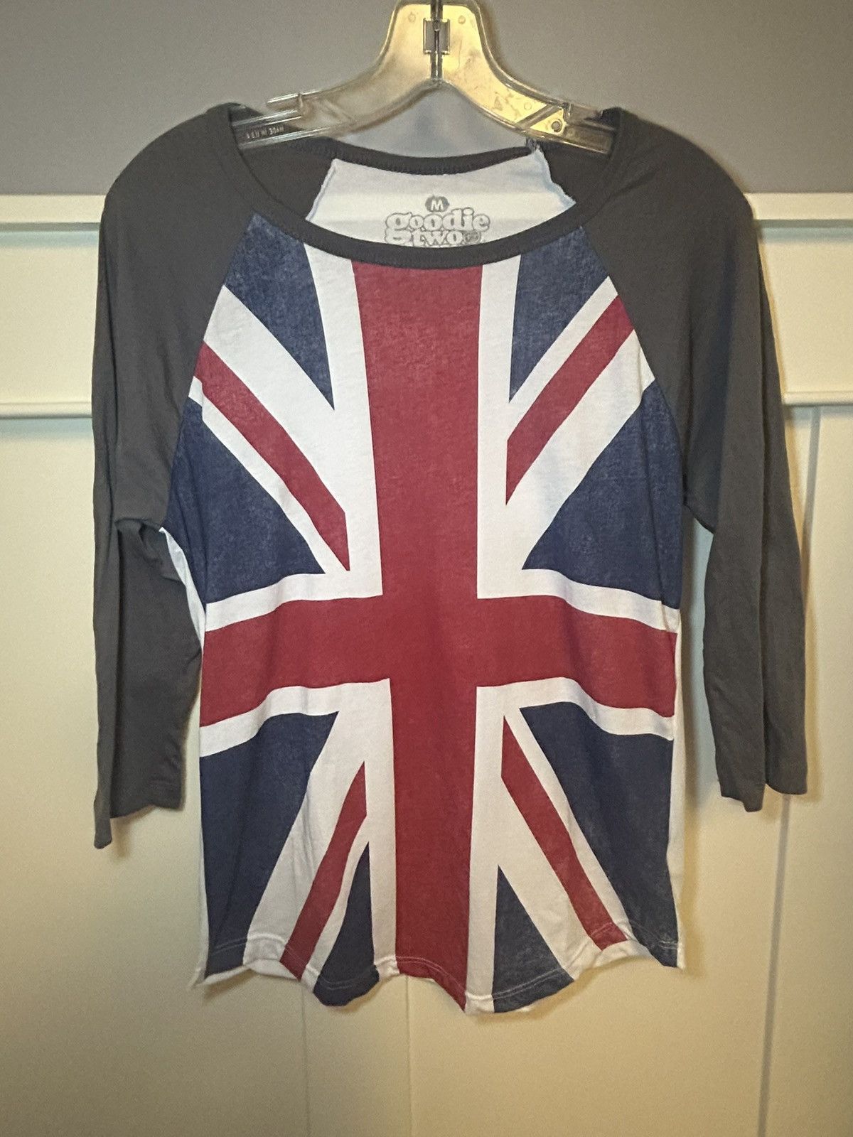 Vintage Union jack raglan sleeve t-shirt Size US M / EU 48-50 / 2 - 1 Thumbnail