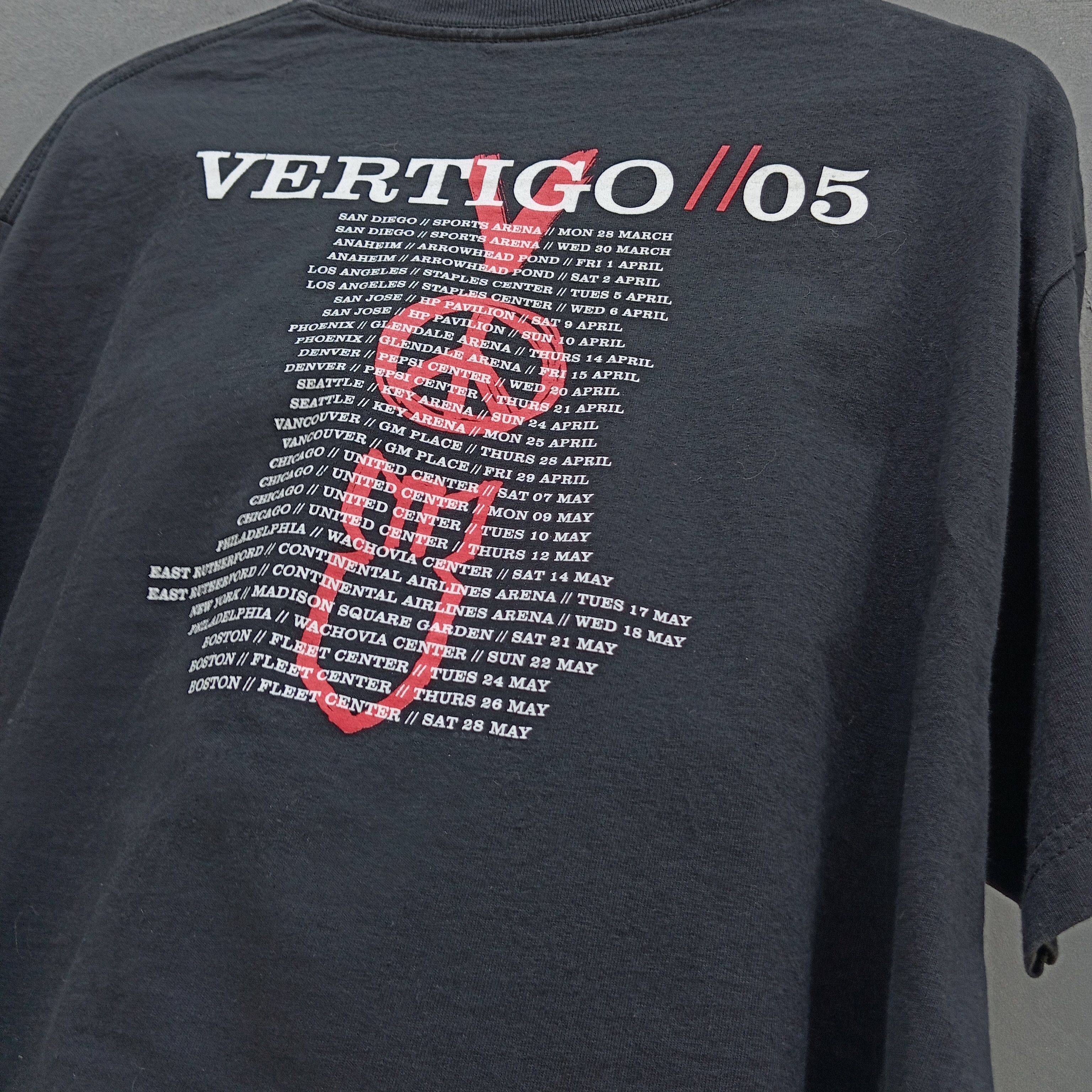 Band Tees vintage Y2K U2 vertigo 05 tour t shirt Size US L / EU 52-54 / 3 - 4 Thumbnail