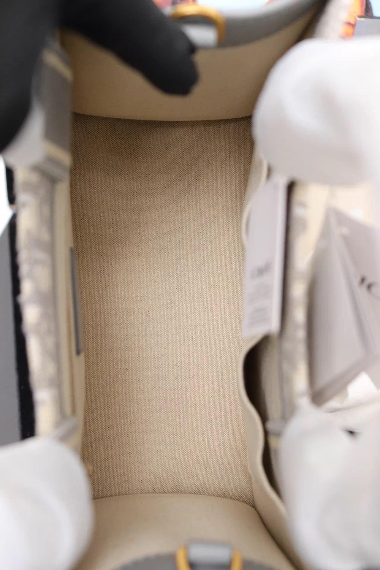 Dior Dior Book Tote Gray 26.5x22x14.5 25 Dust Bag/Strap Size ONE SIZE - 6 Thumbnail