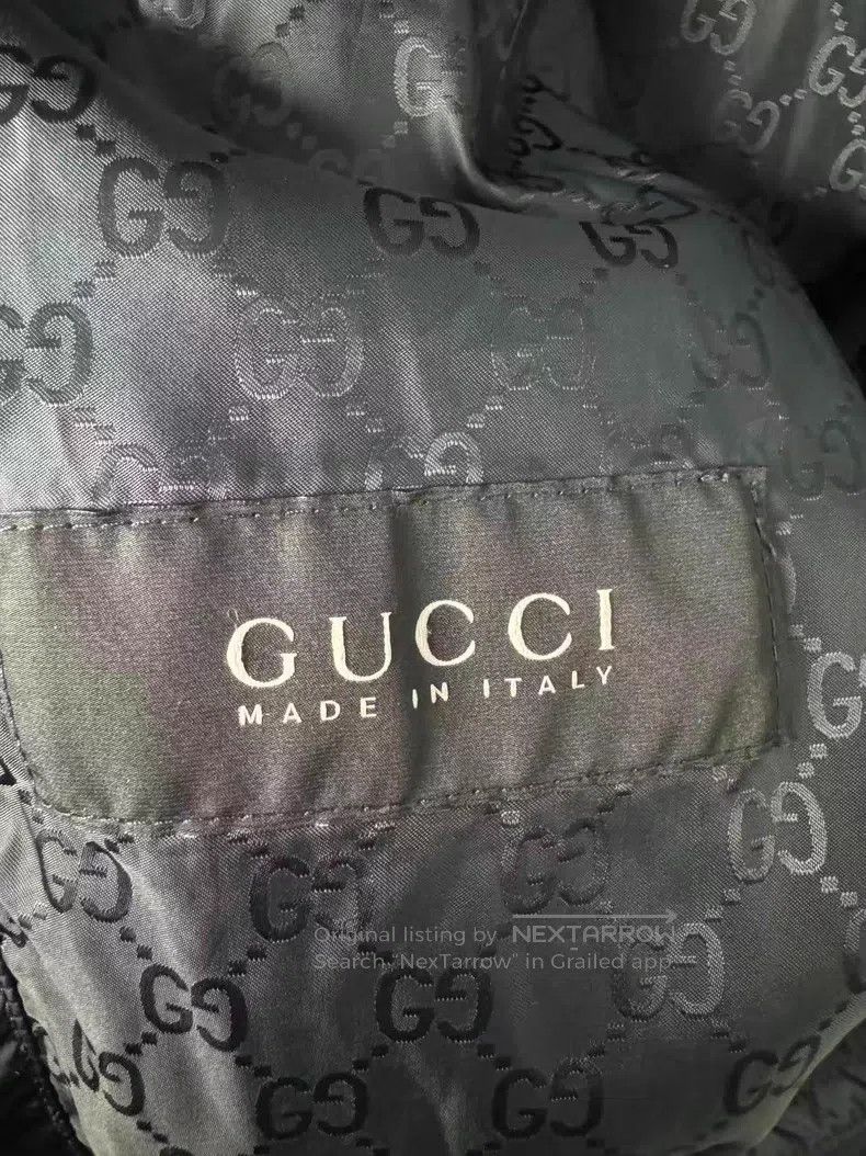 Gucci Gucci Black cotton jacket Size US L / EU 52-54 / 3 - 3 Thumbnail