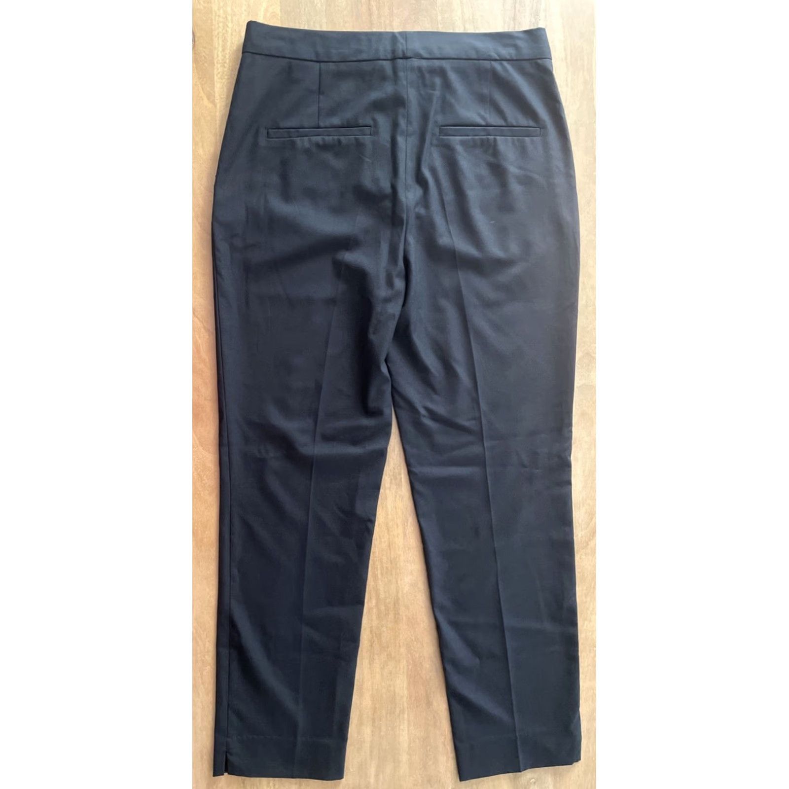 Zara Zara Dress Pants Womens Size 4 Black High Waist Tapered Office Workwear City Crew Pants Fit Regular 30x27 Size 27" / US 4 / IT 40 - 2 Thumbnail
