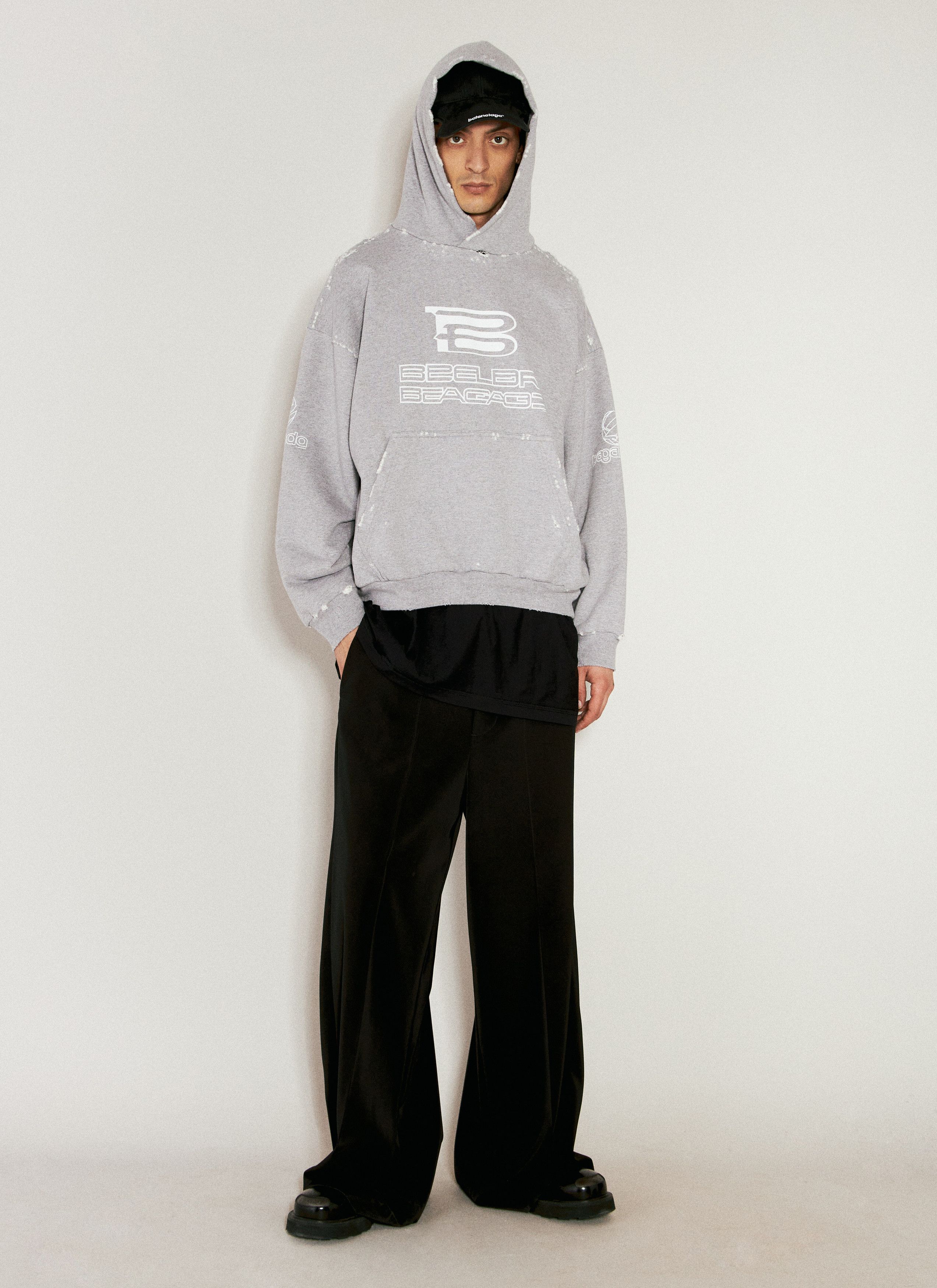 o1tr1nto0725 Medium Fit Hoodie in Heather Grey