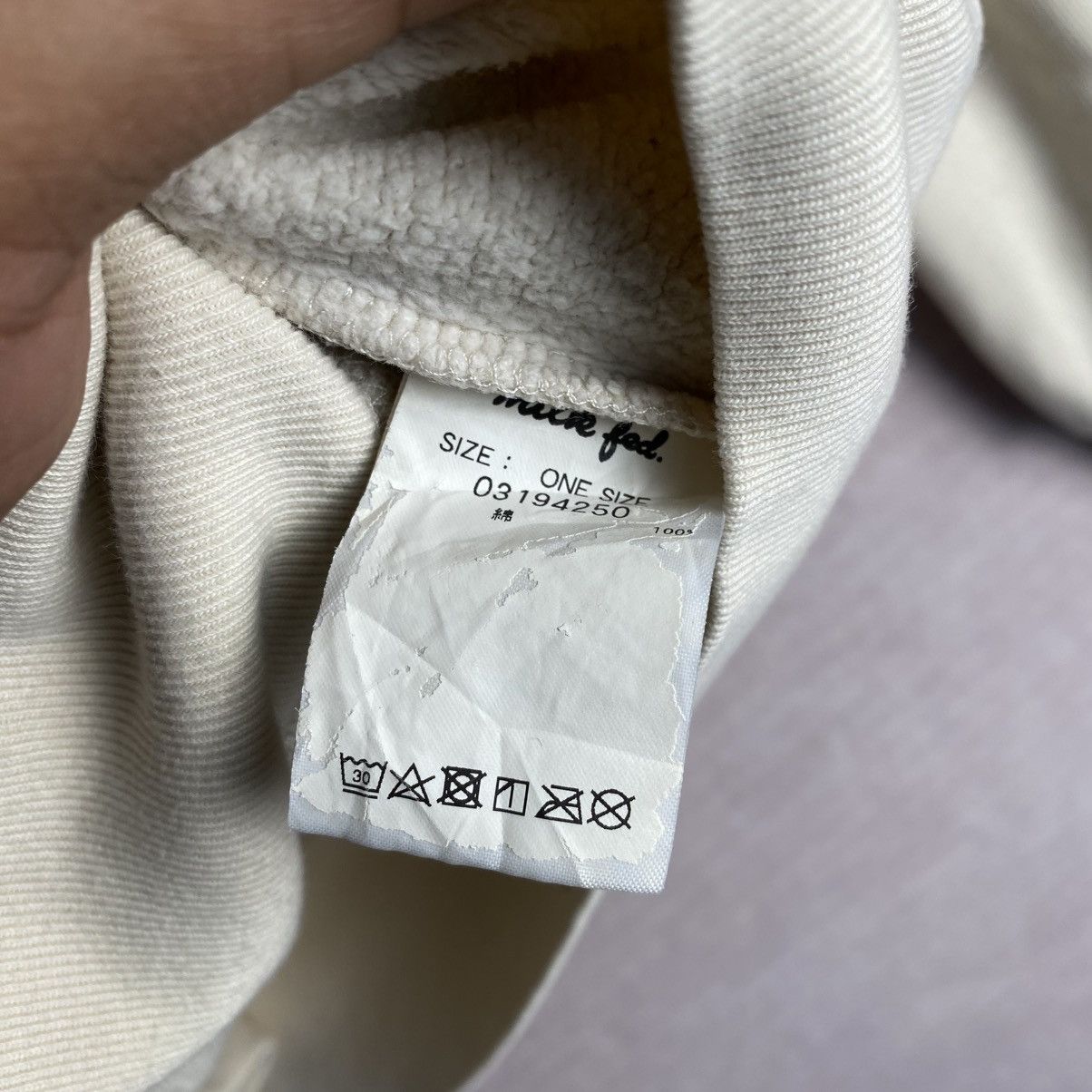 Japanese Brand Milkfed Spellout Pullover Sweater Hoodie Size US L / EU 52-54 / 3 - 9 Thumbnail