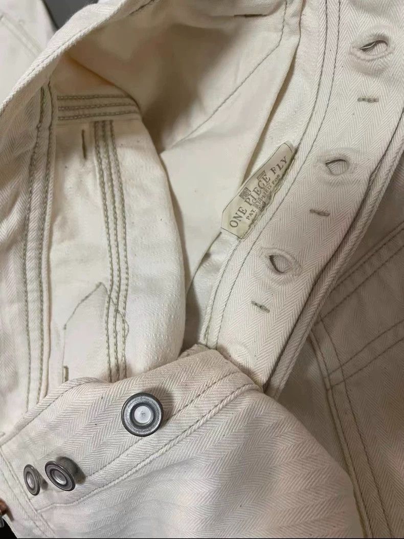 Freewheelers Freewheelers White herringbone work pants Size US 30 / EU 46 - 5 Thumbnail