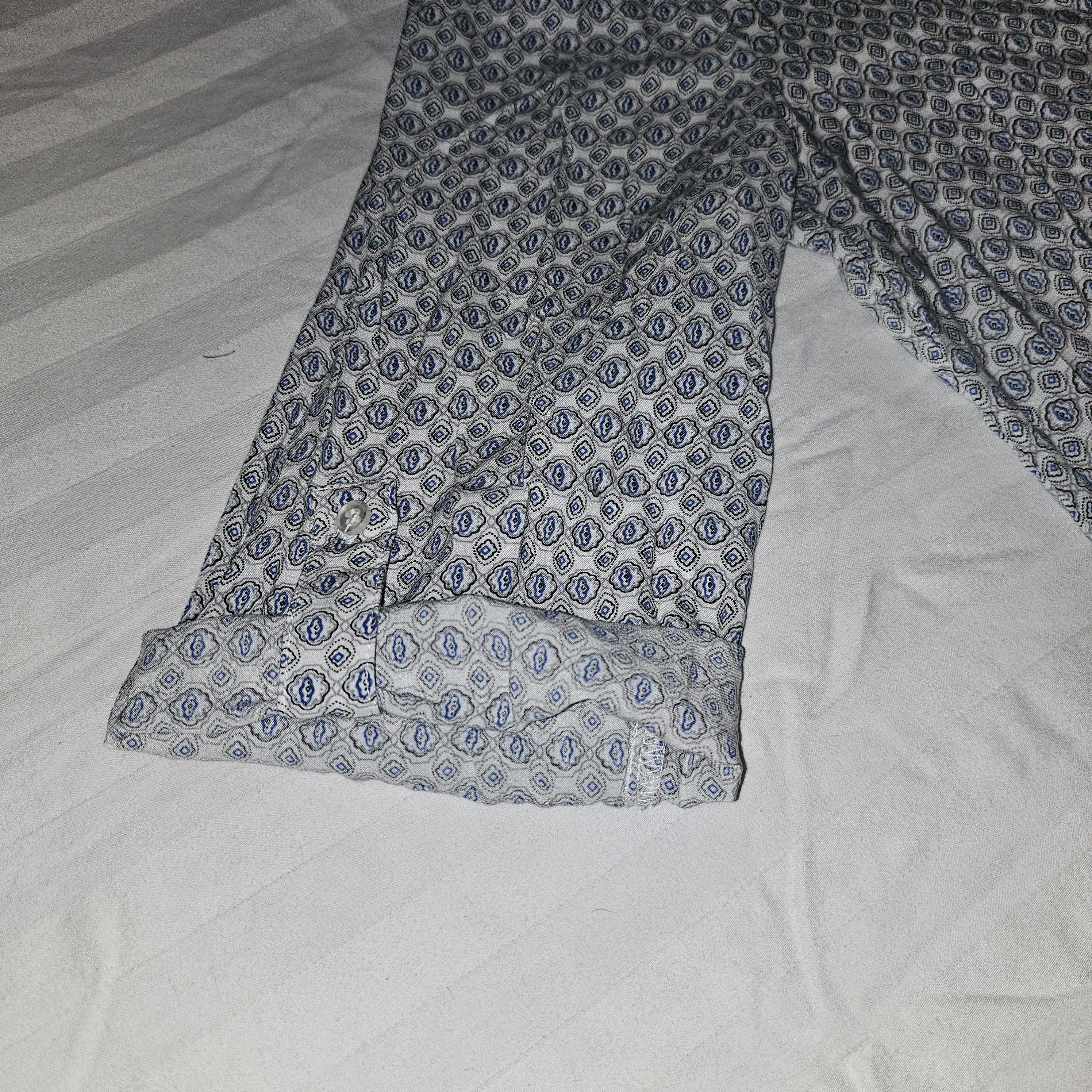 Vintage Saint Tropez Pattern Button Cuffed Blouse Woman's M Size M / US 6-8 / IT 42-44 - 3 Thumbnail