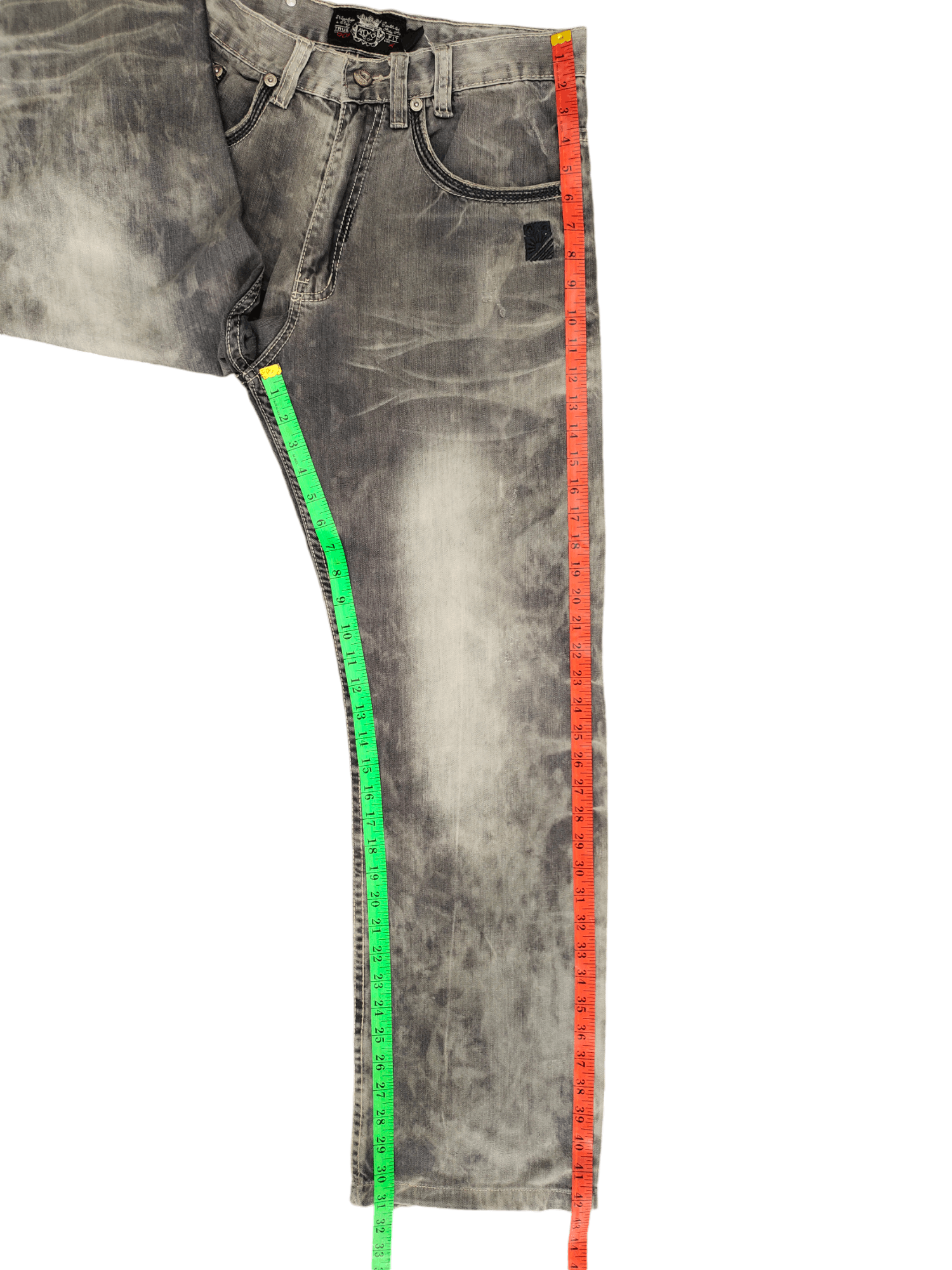 Akademiks Baggy Jeans Akedamiks Acid Wash Denim Loose Leg Y2k Jnco Size US 32 / EU 48 - 8 Thumbnail