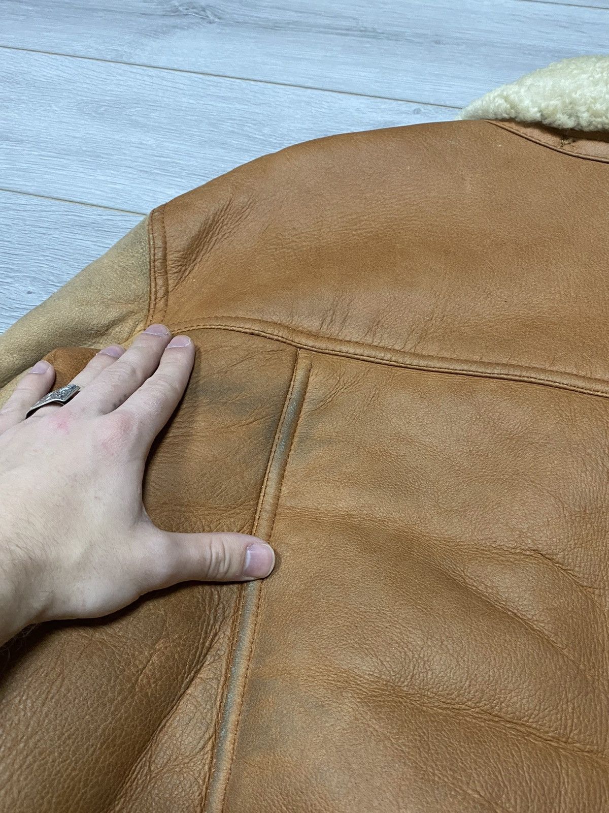 Other SHEEPSKIN COAT LEATHER TYPE B-3 AVIATION JACKET Size US M / EU 48-50 / 2 - 20 Thumbnail