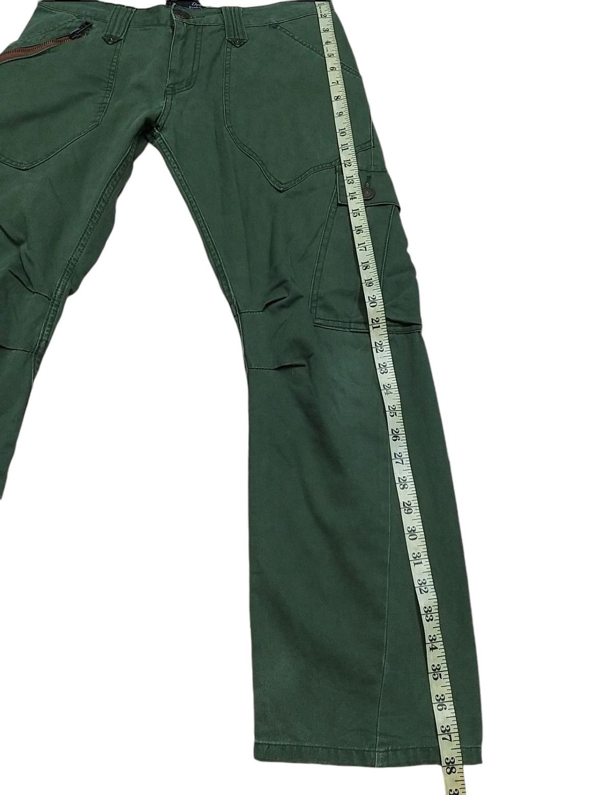 Japanese Brand SICK🔥DOMINATE HANDCRAFTED JEANS CARGO UTILITY PANT Size US 32 / EU 48 - 12 Thumbnail