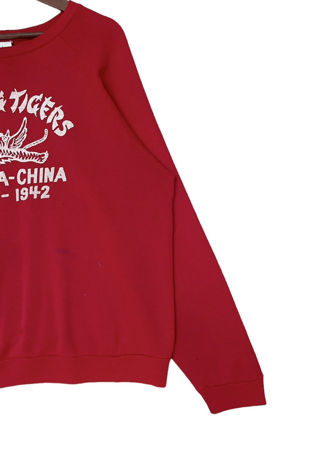 Vintage Vintage Army Flying Tigers Sweatshirt 1960s Size US L / EU 52-54 / 3 - 4 Thumbnail