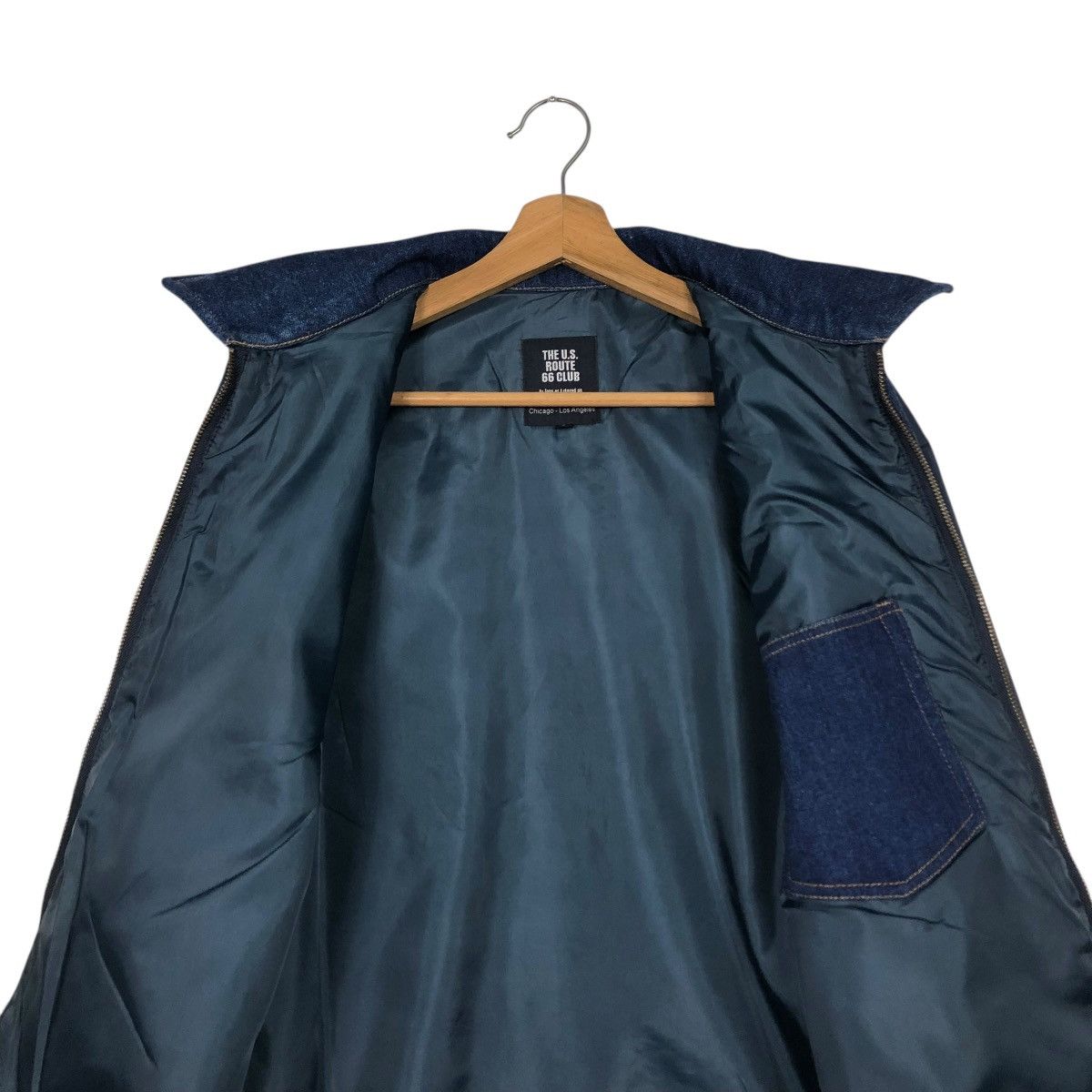 Japanese Brand 🔥VTG BOMBER JACKET ROUTE 66 CLUB BONDAGE BIKER ISSEY MIYAKE Size US L / EU 52-54 / 3 - 16 Thumbnail
