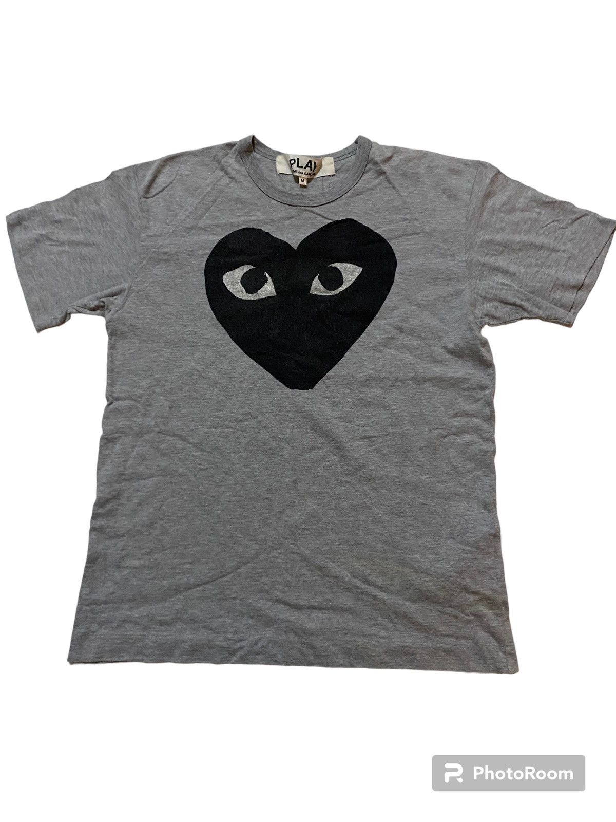 COMME des GARCONS BIG HEART LOGO TEE