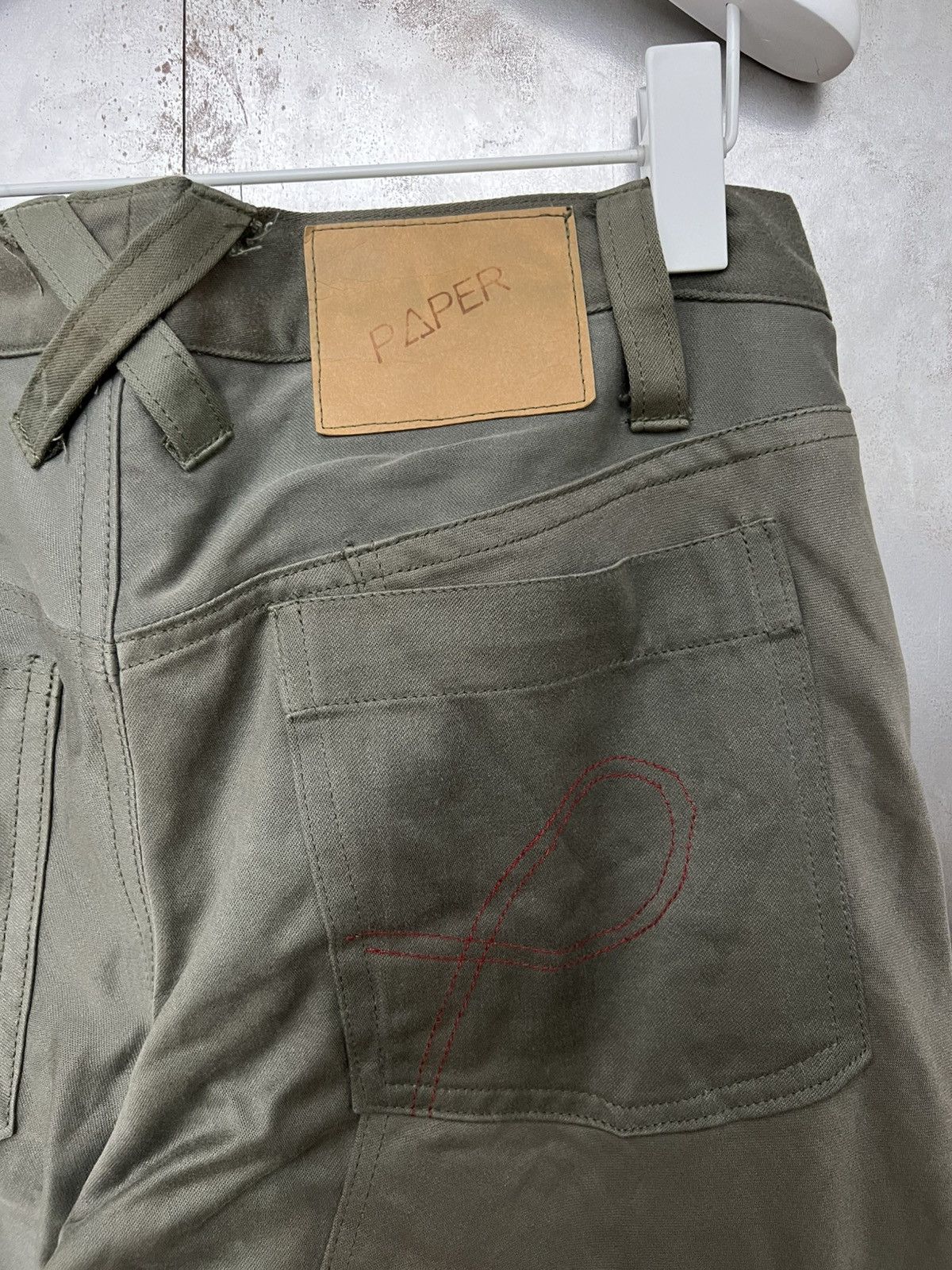 20471120 20471120 Paper Reconstructed Cargo Pants Size US 30 / EU 46 - 3 Thumbnail