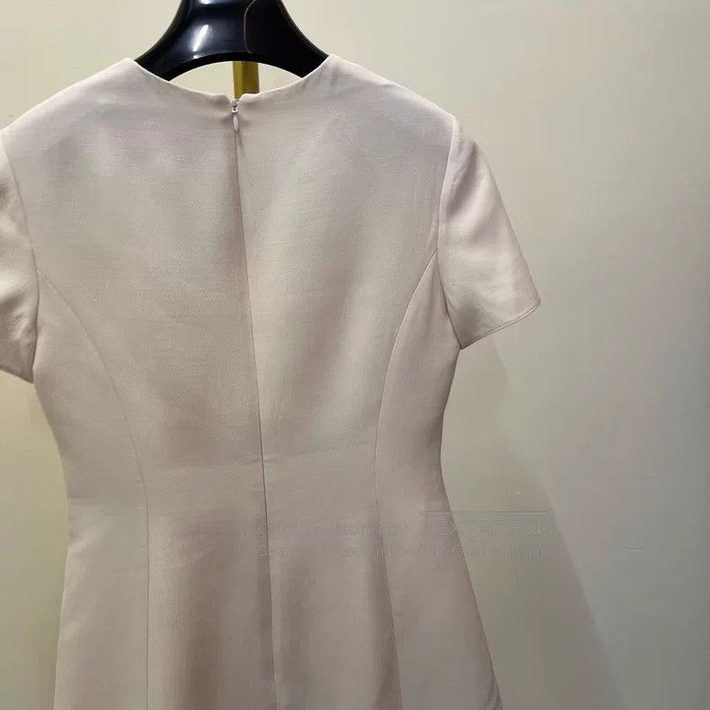 Valentino Valentino Woolen women's dress with white bow Size XS / US 0-2 / IT 36-38 - 4 Thumbnail