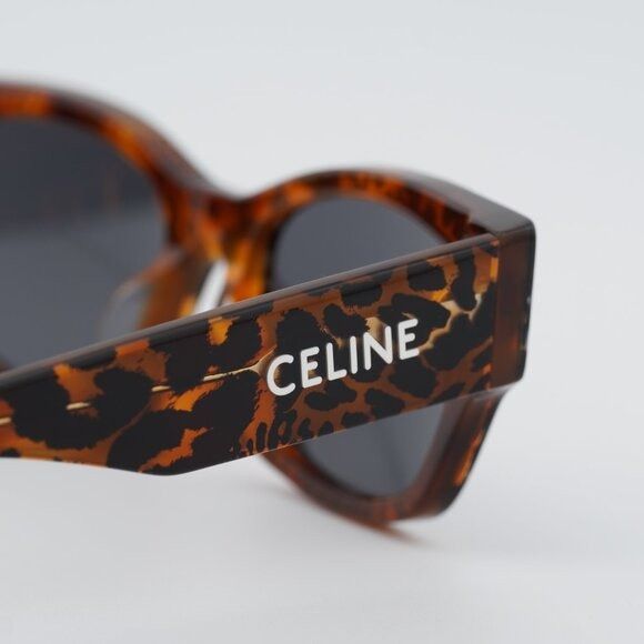 Celine Celine CL40197U 99A Sunglasses Brown Animal Havana Square Size ONE SIZE - 6 Thumbnail