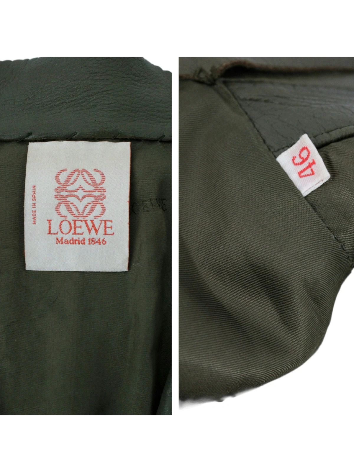 Loewe Loewe Military Leather Jacket Size XL / US 12-14 / IT 48-50 - 3 Thumbnail