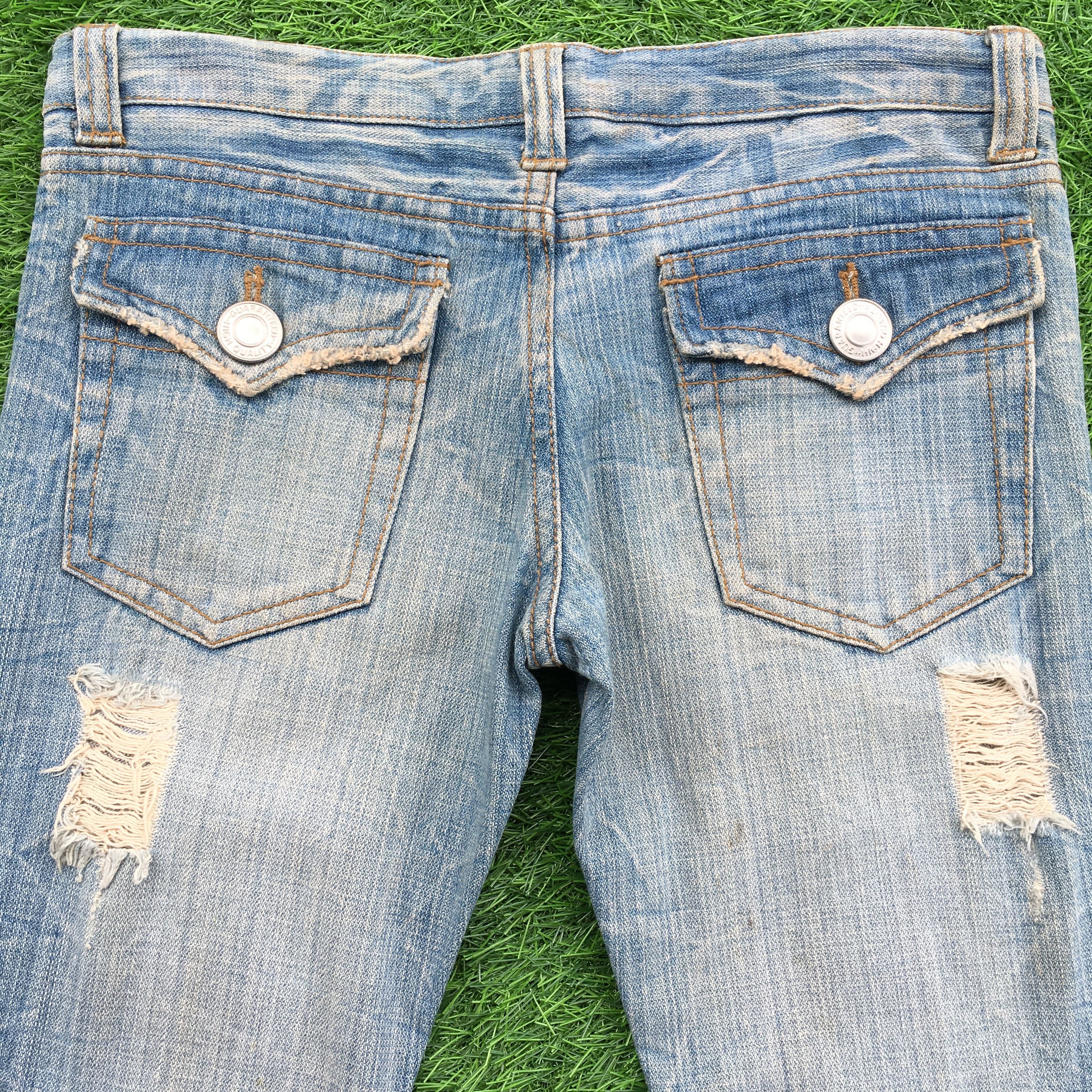 Japanese Brand Japanese Wide Leg Distressed Nippon Denim D-991 Size 28" / US 6 / IT 42 - 4 Thumbnail