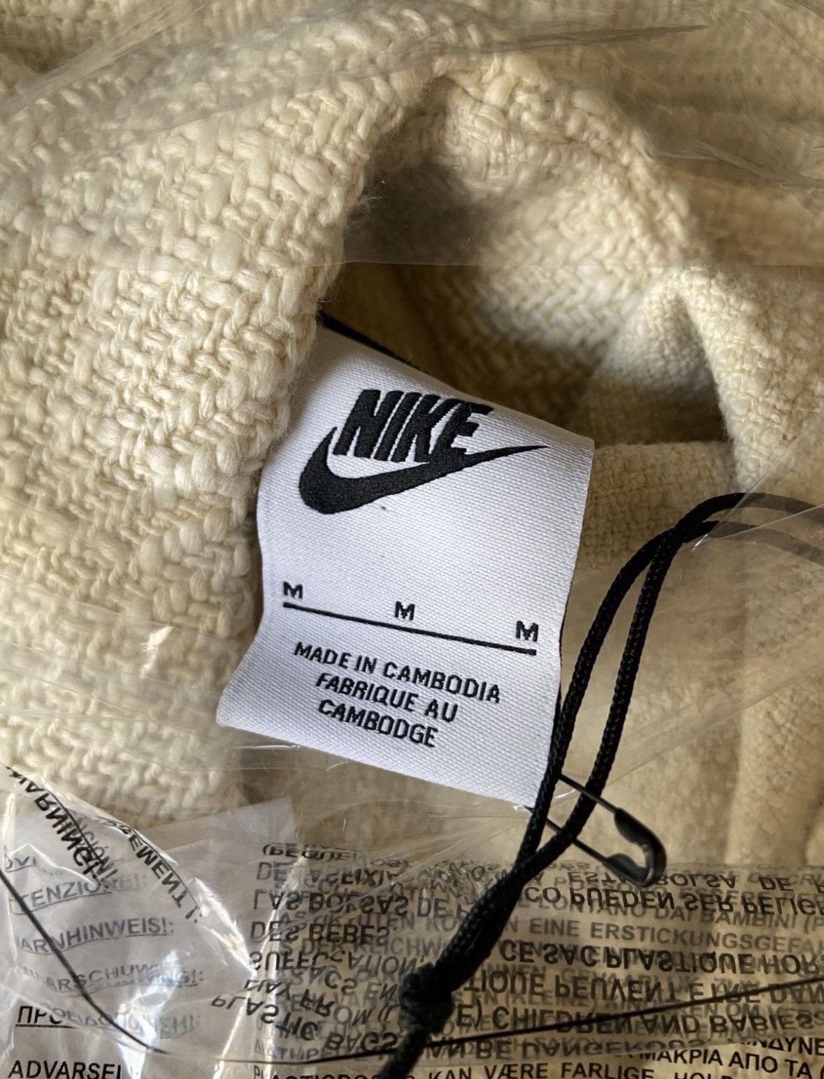 Nike × Stussy NWT Nike x Stussy NRG Pullover Hoodie Natural SS22 Fossil Size US M / EU 48-50 / 2 - 9 Thumbnail