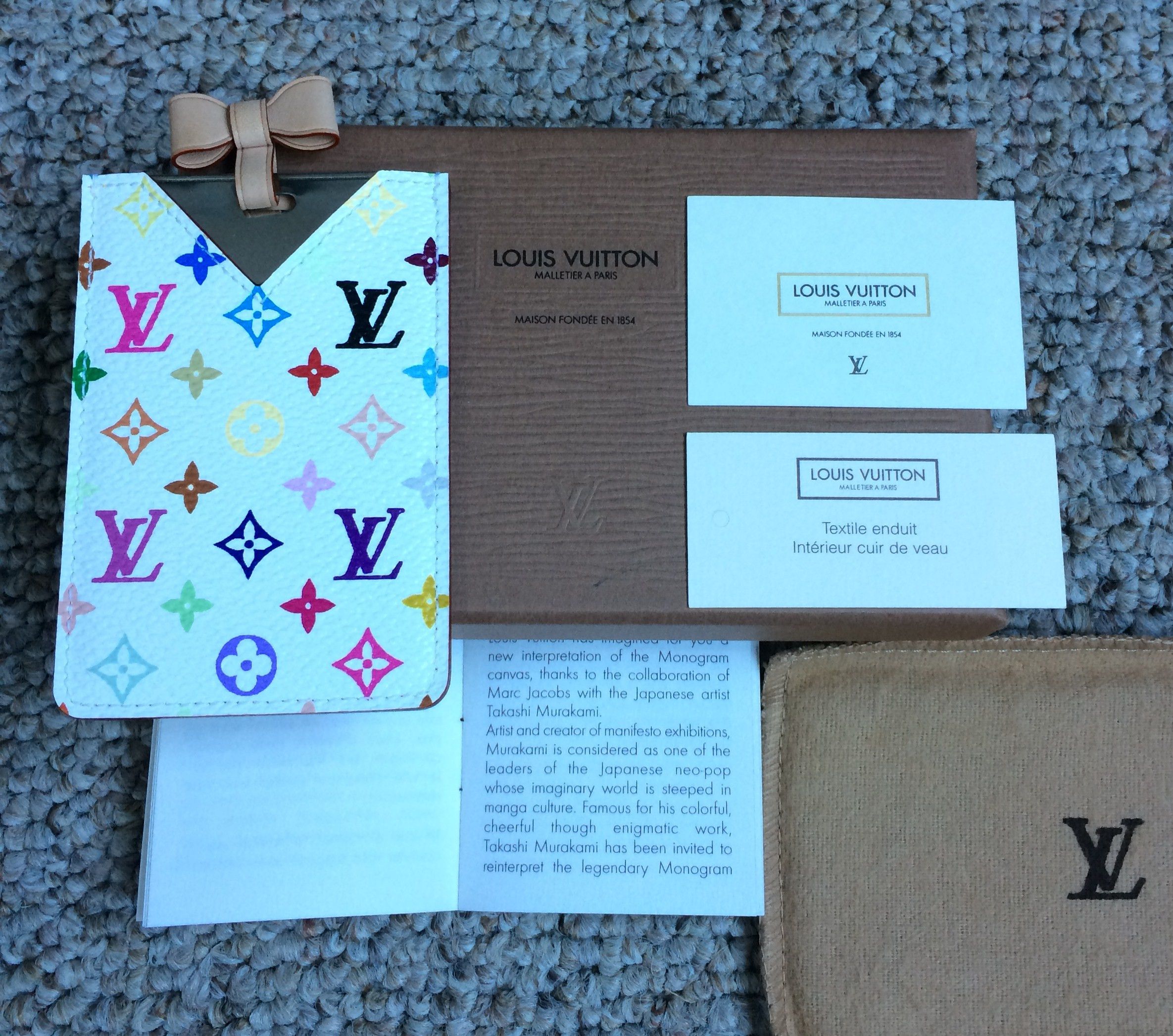 Louis Vuitton × Takashi Murakami NEW S/S 2003 Louis Vuitton x Murakami Monogram Card Holder Size ONE SIZE - 1 Thumbnail