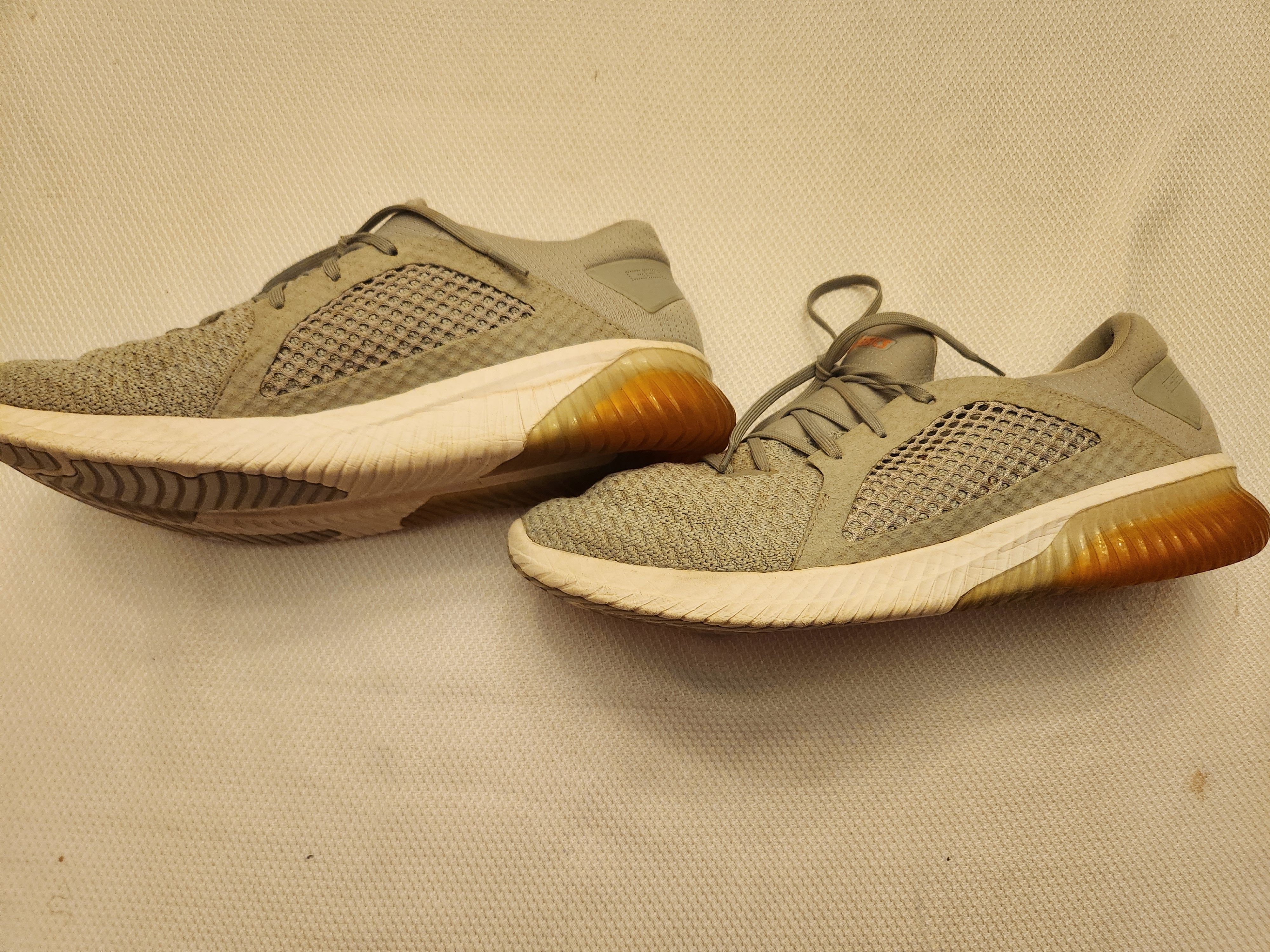 Asics Men's Gel-Kenun Gray Knit Running Shoes Size US 12.5 / EU 45-46 - 3 Thumbnail