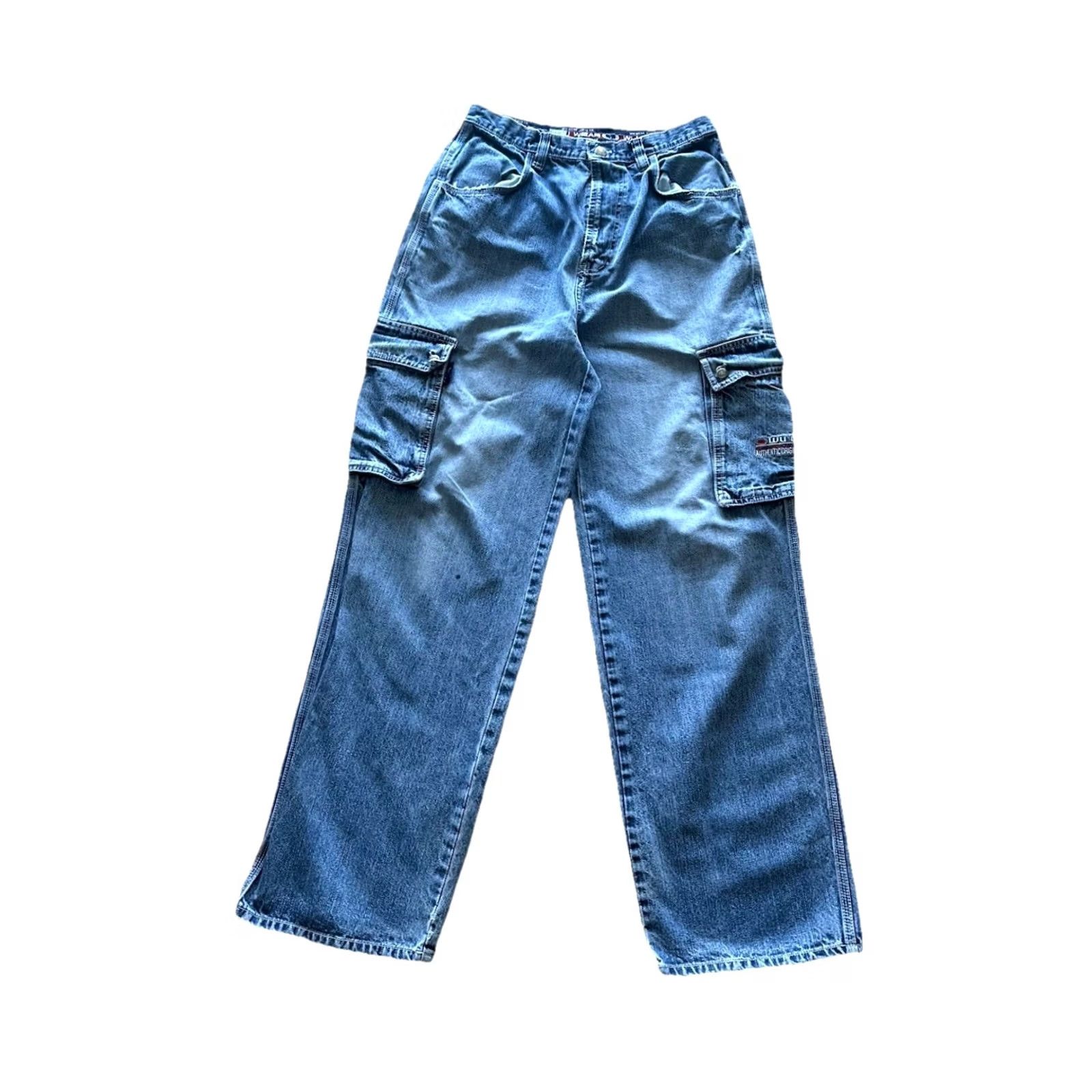 Vintage VINTAGE Wu Wear Jeans Wu Tang Hip Hop Baggy Cargo Denim 90s 30x32 Men Blue Baggy 5-Pocket Size US 30 / EU 46 - 4 Thumbnail