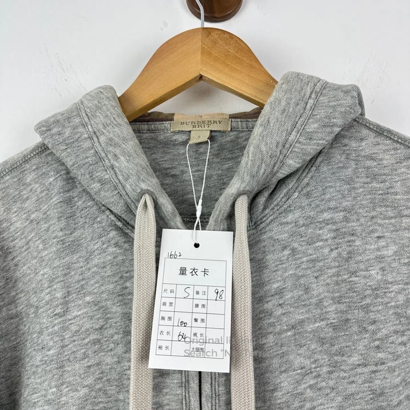 Burberry Burberry Gray Embroidered Zip Jacket. Size US S / EU 44-46 / 1 - 3 Thumbnail